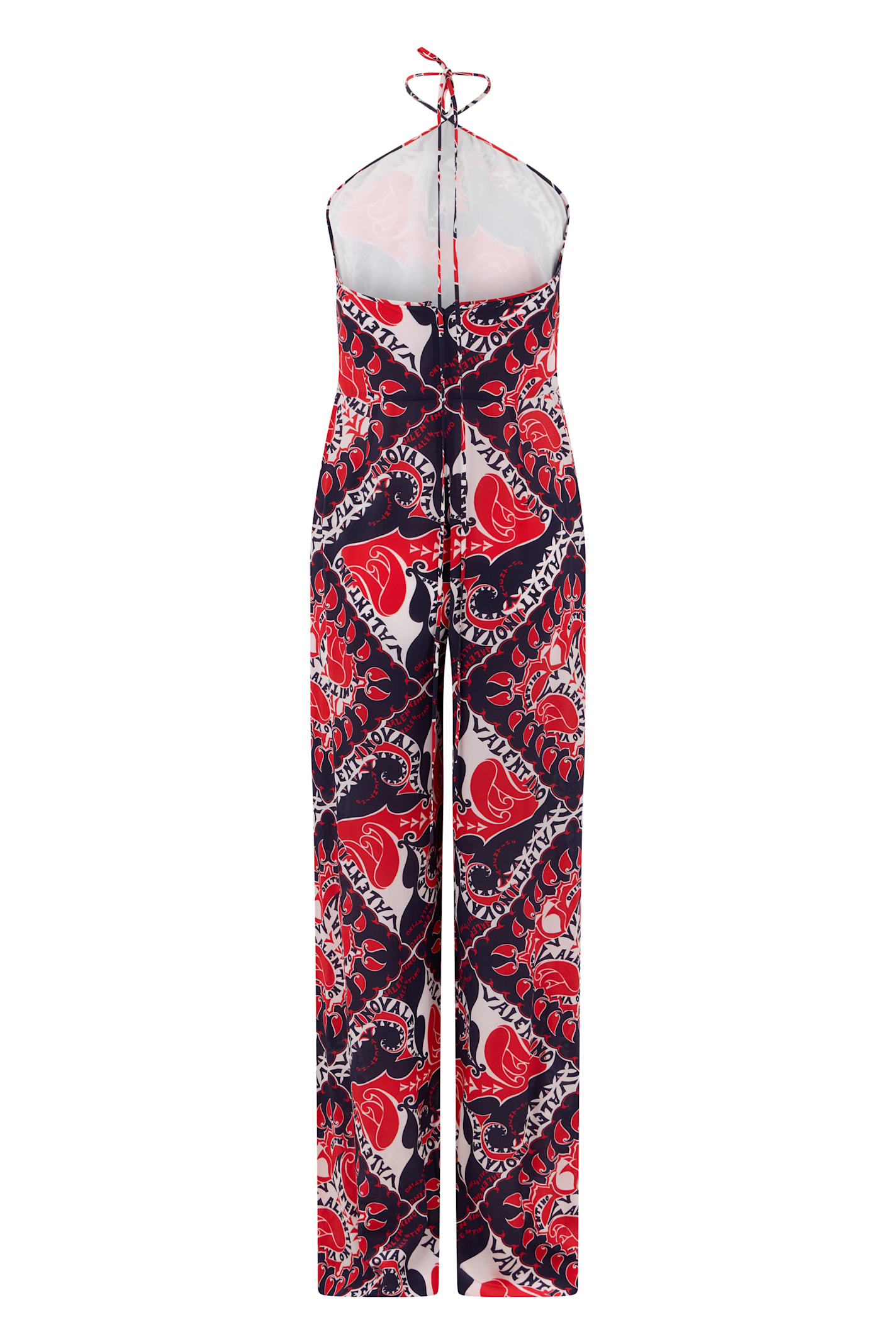 Valentino Jumpsuit In Silk In Multi