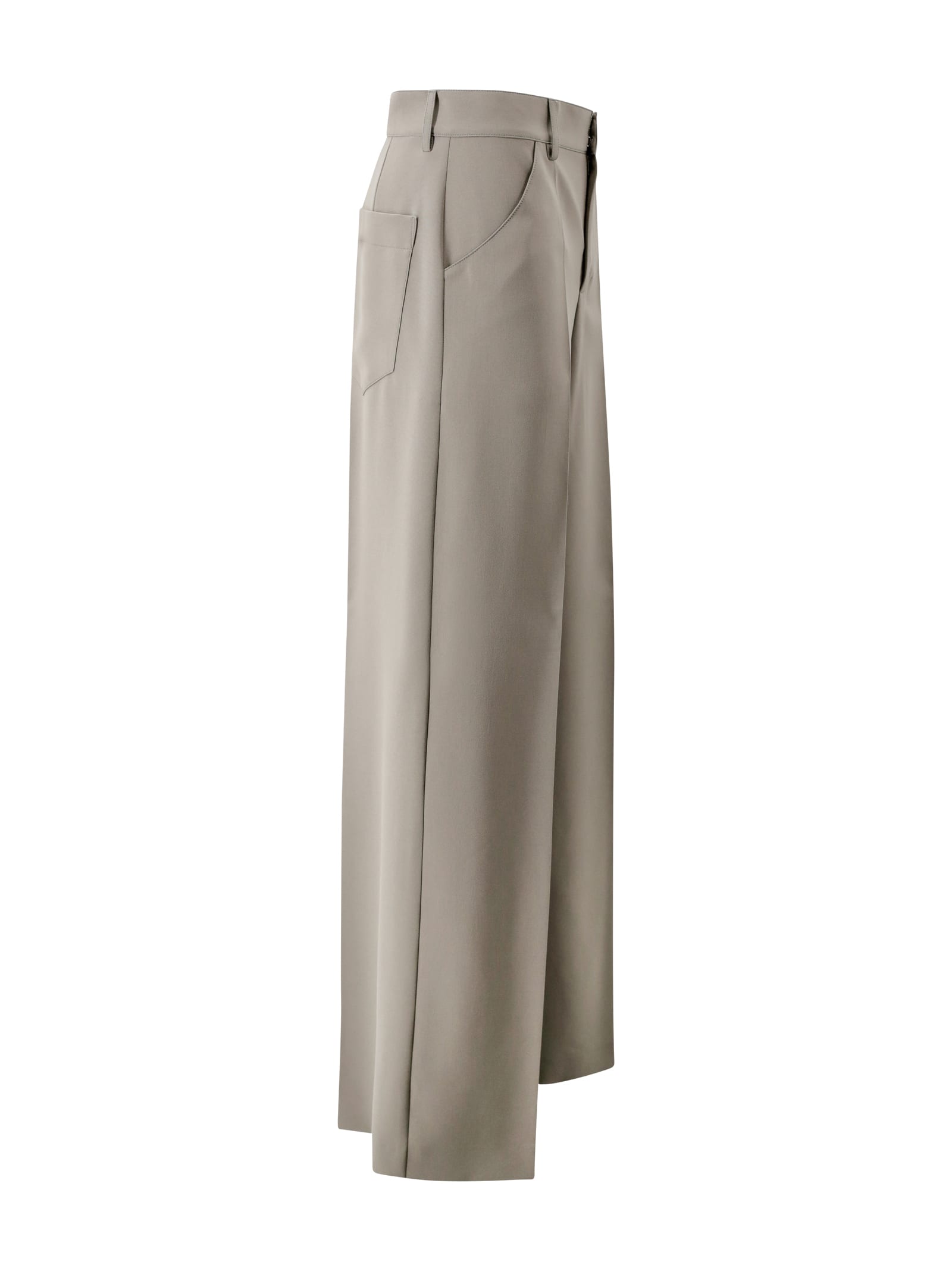 Shop Philosophy Di Lorenzo Serafini Palazzo Pants In Grey