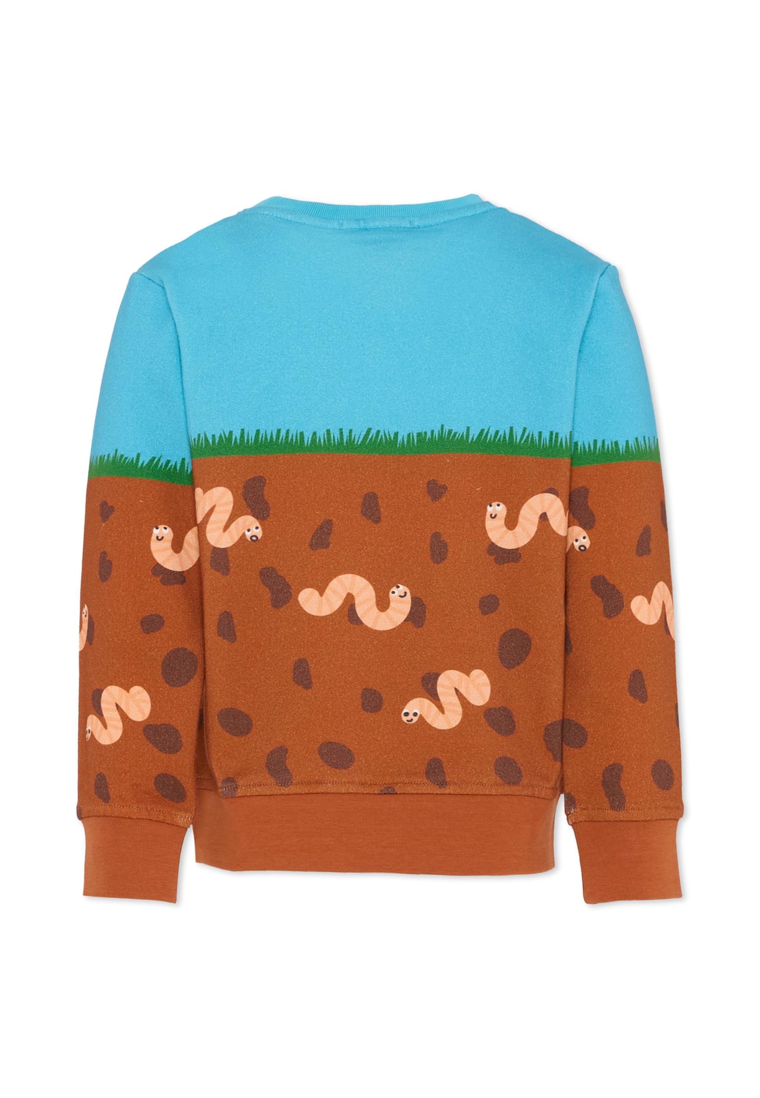 Stella Mccartney Multicolor Sweatshirt For Boy With Carrot Print In Multi