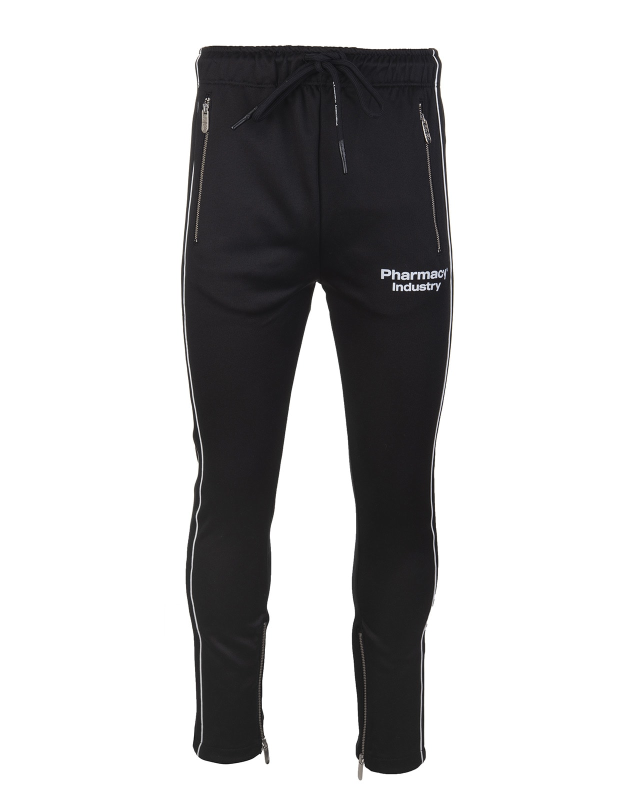 Pharmacy Industry Black Slim Fit Man Joggers With Logo