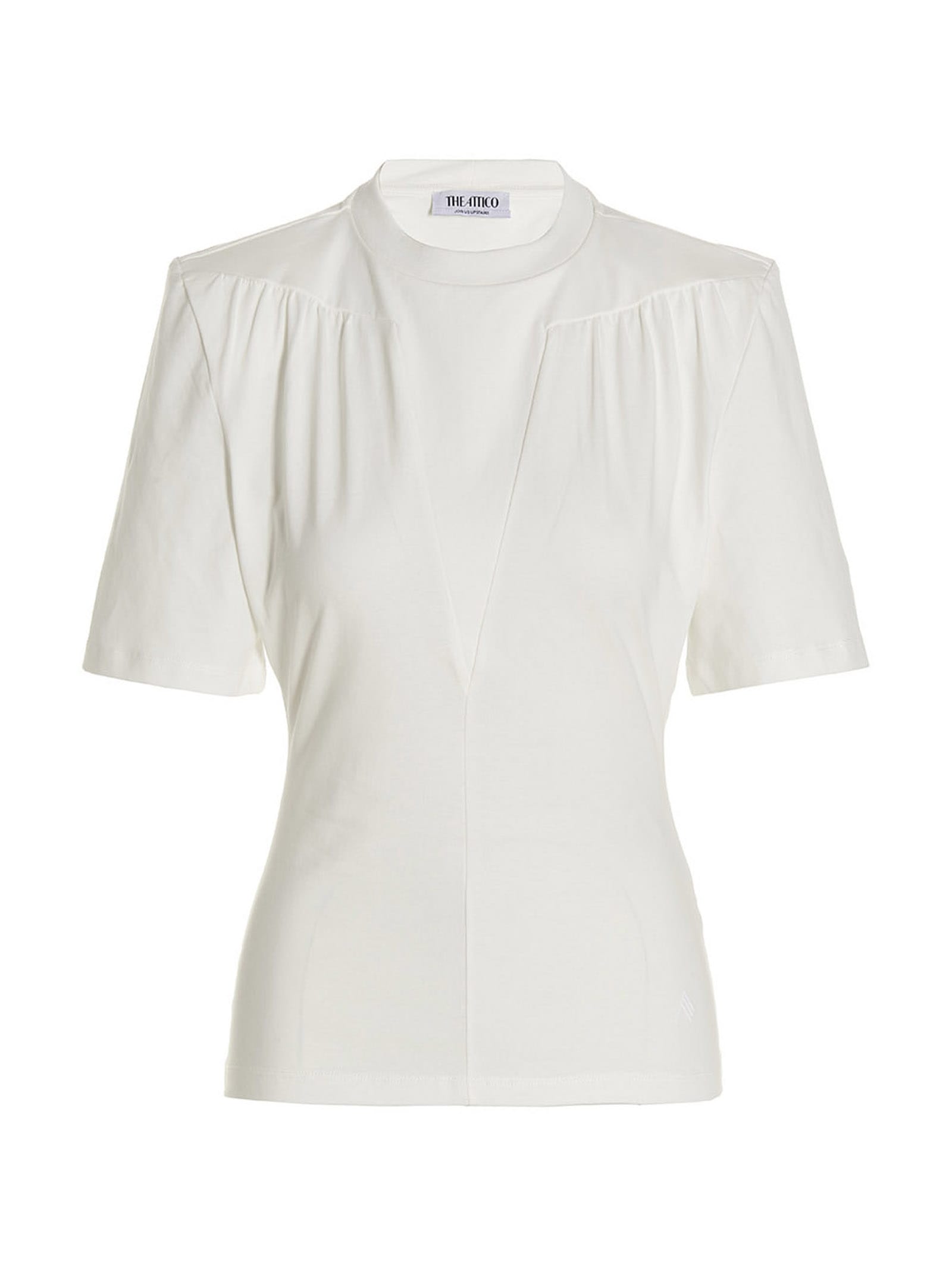 Attico Jewel T-shirt In White
