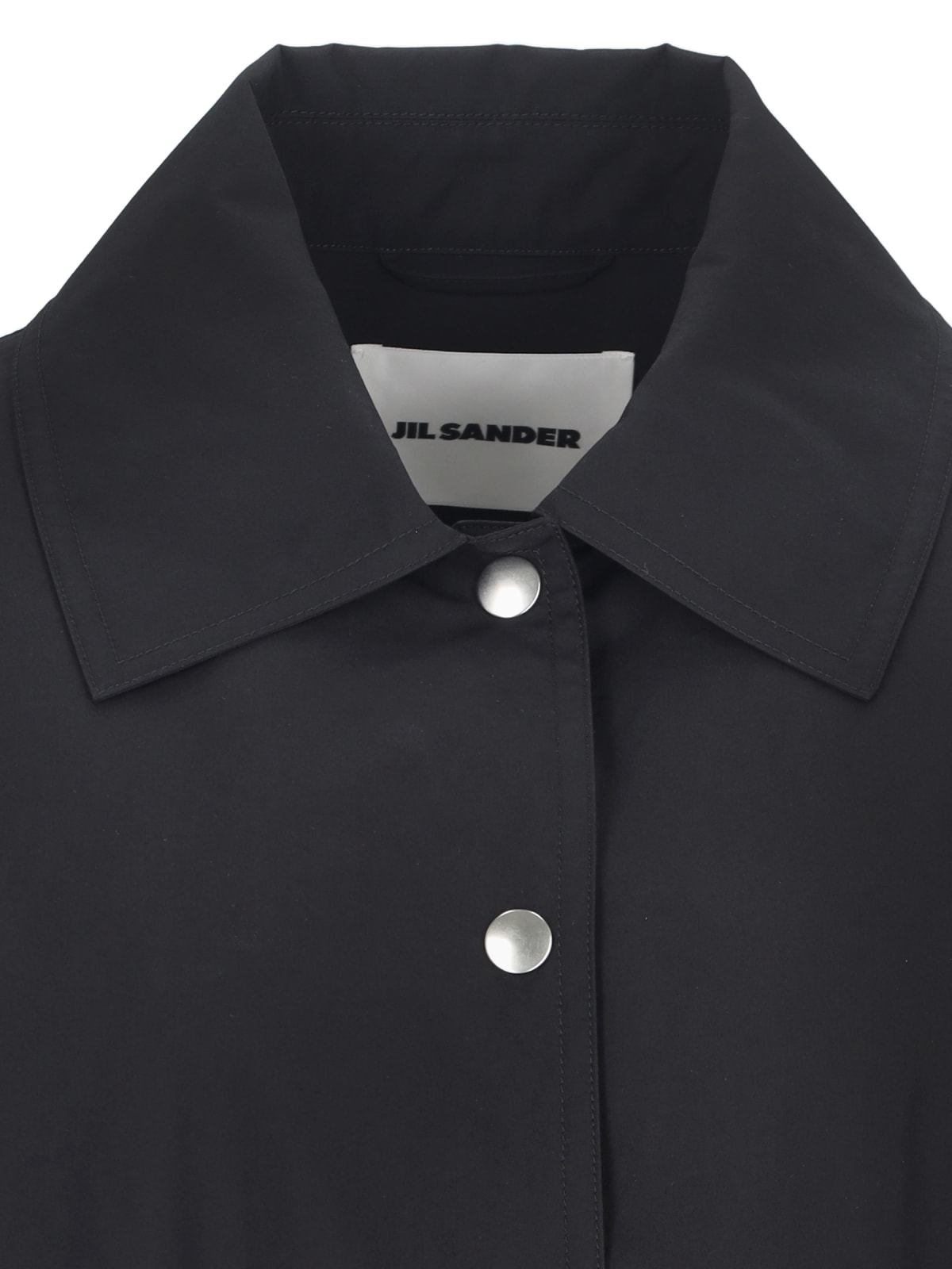 Shop Jil Sander Logo Single-breasted Jacket In Black