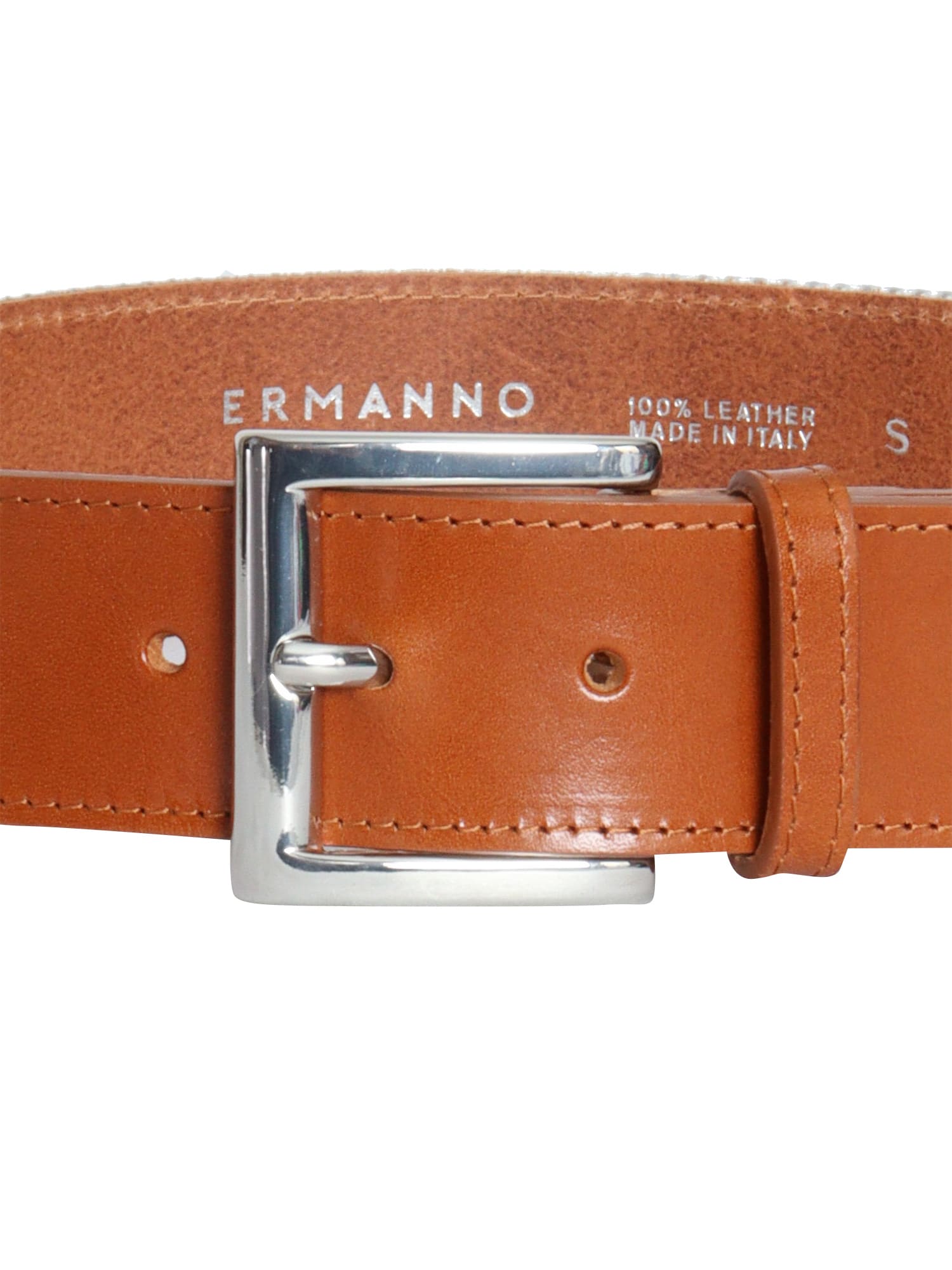 Shop Ermanno Ermanno Scervino Leather Women Belt In Brown