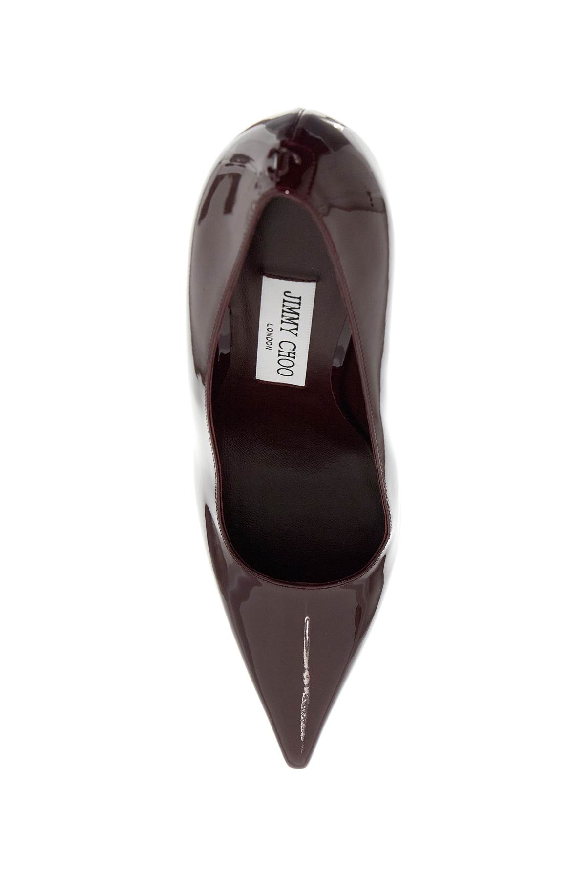 Shop Jimmy Choo Ixia 95 Dã© In Garnet (purple)