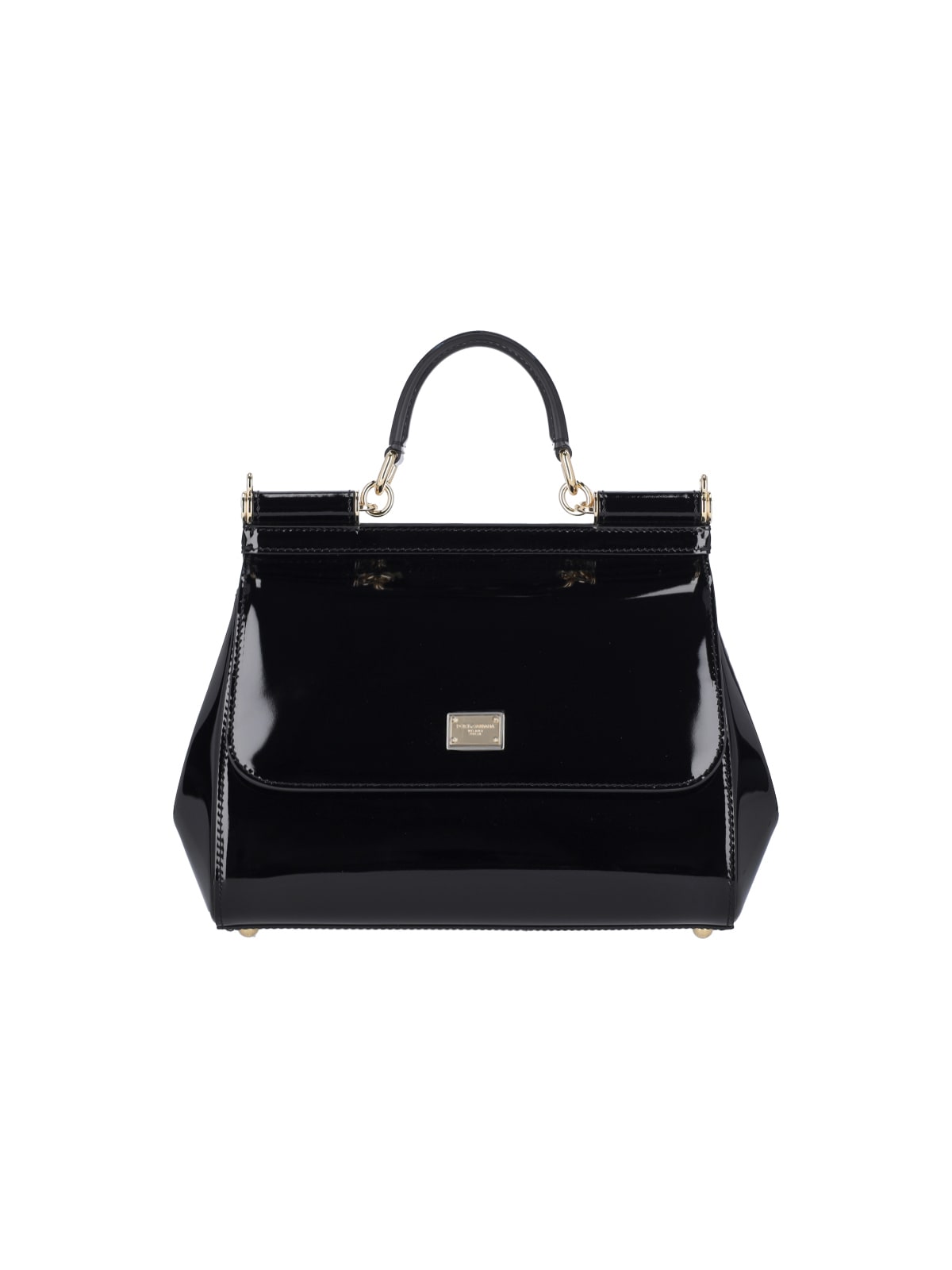 Dolce & Gabbana Medium Bag Sicily In Black