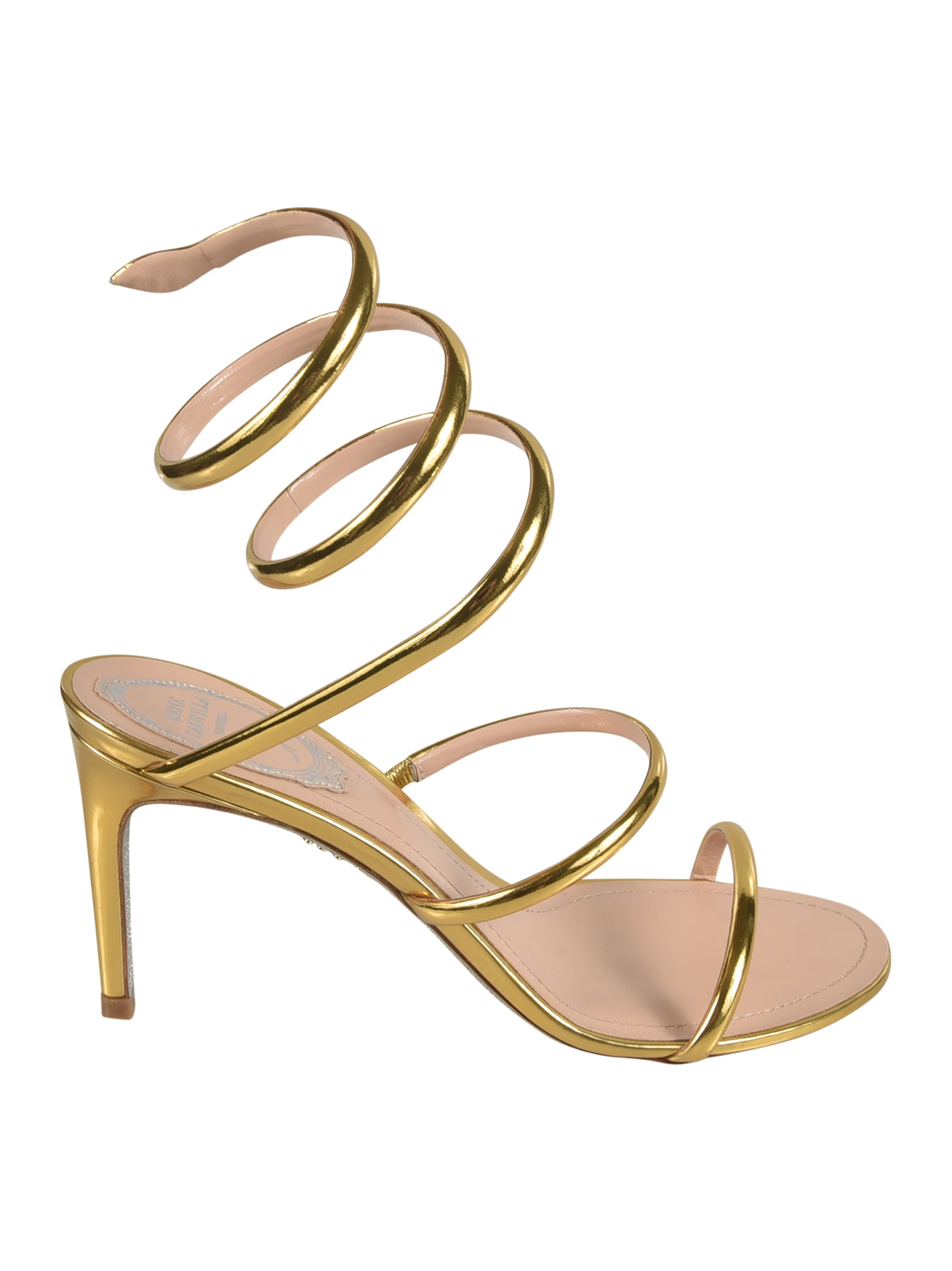 René Caovilla Ankle Wrap Sandals