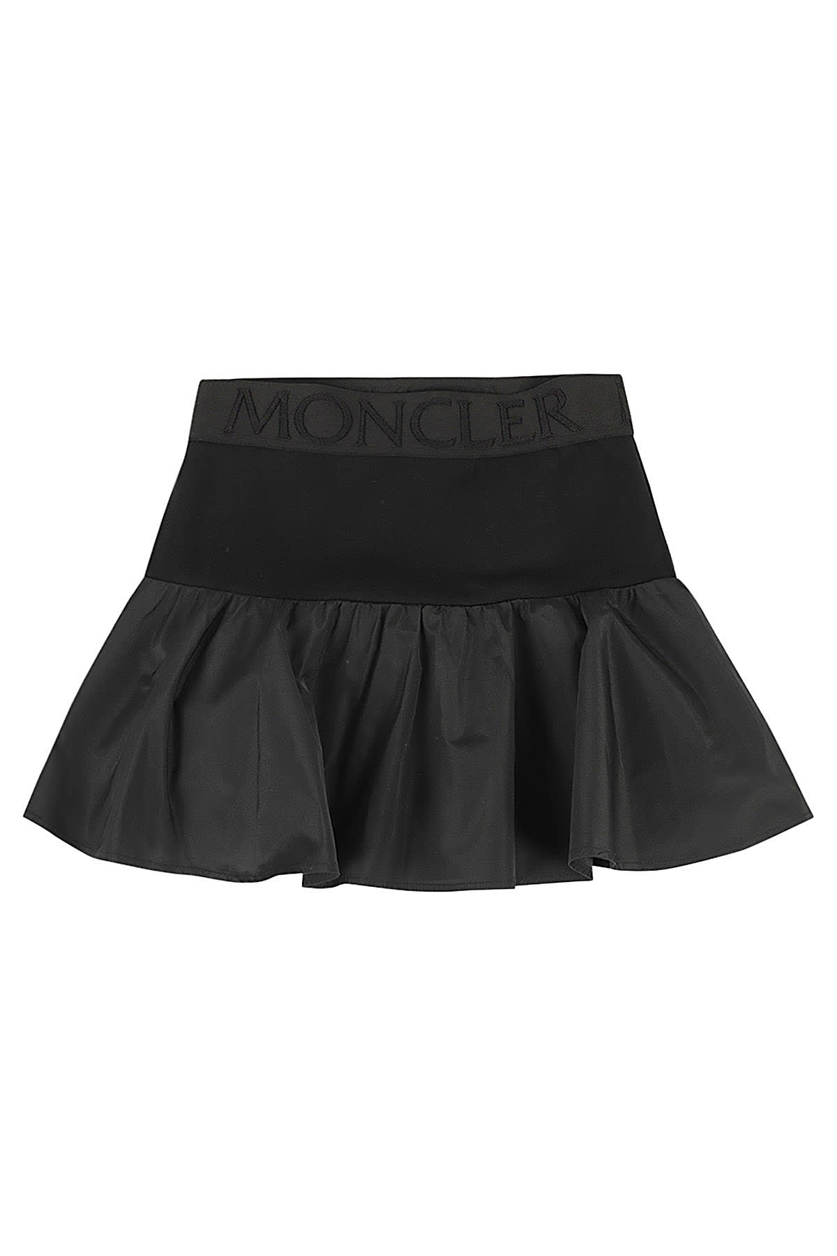 Shop Moncler Skirt In Nero