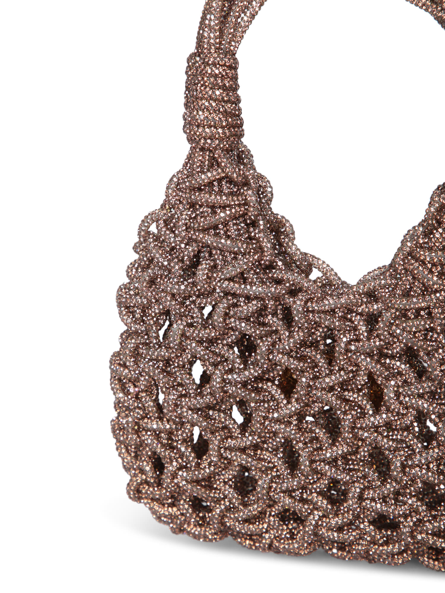 HIBOURAMA VANNIFIQUE BUCKLE GOLD HANDBAG