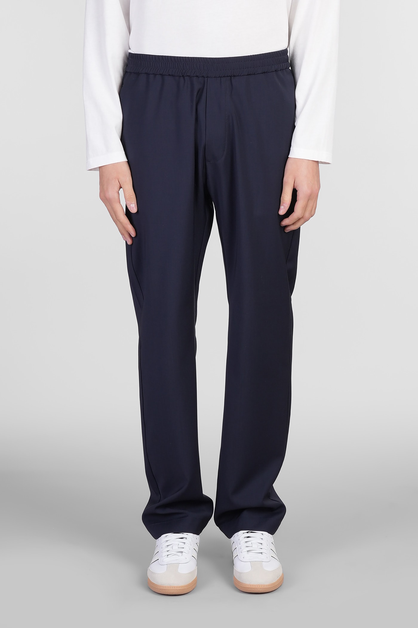 Riobarbo Pants In Blue Wool