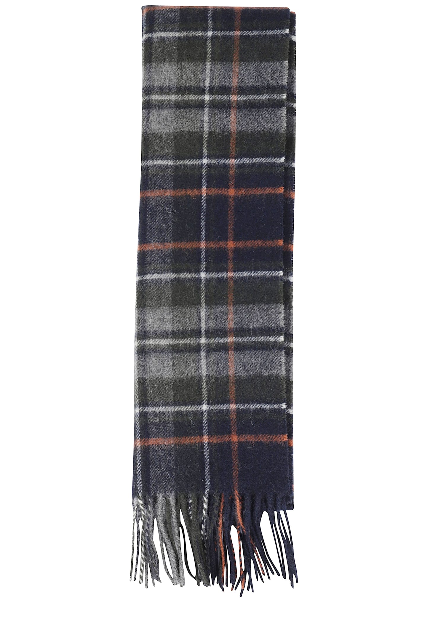 Barbour New Check Scarf In Black