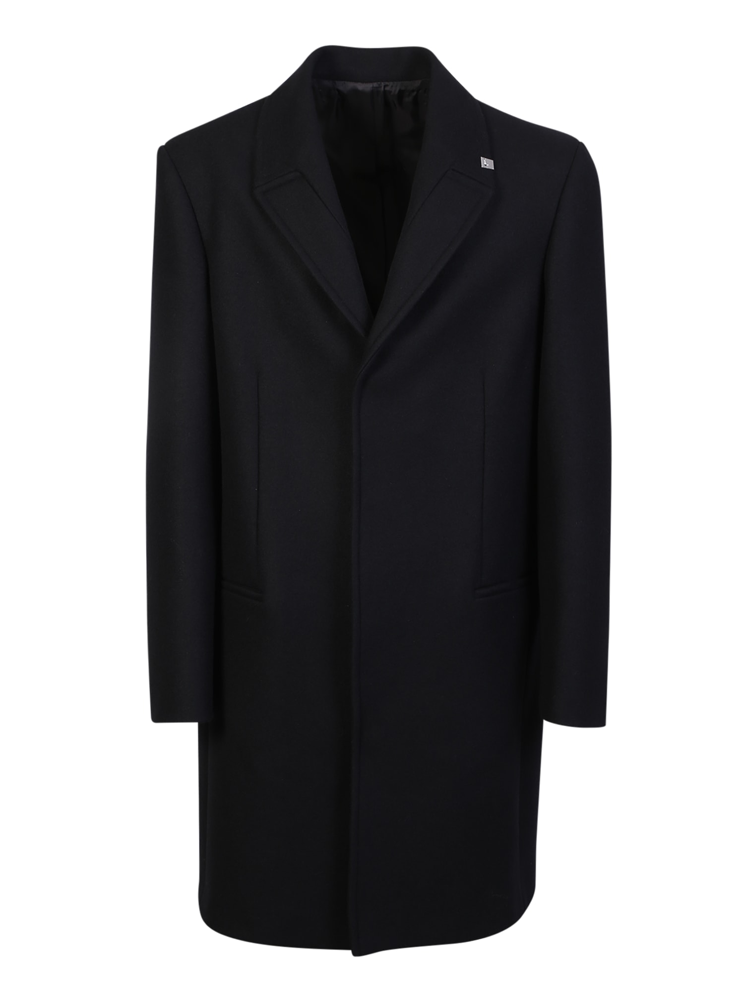 Shop Alyx 1017  9sm Black Wool Coat