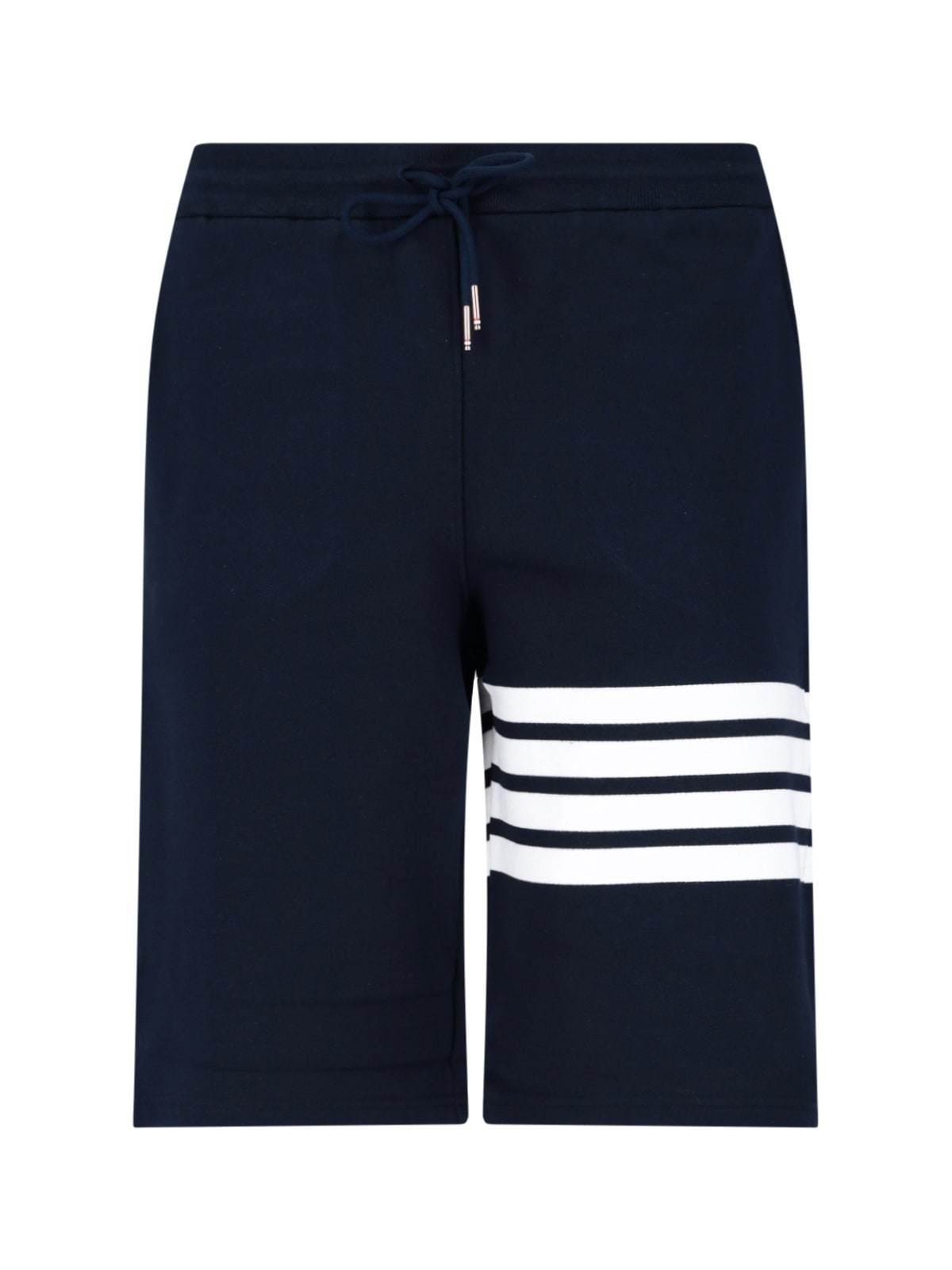 Shop Thom Browne 4-bar Sweat Shorts In Blue