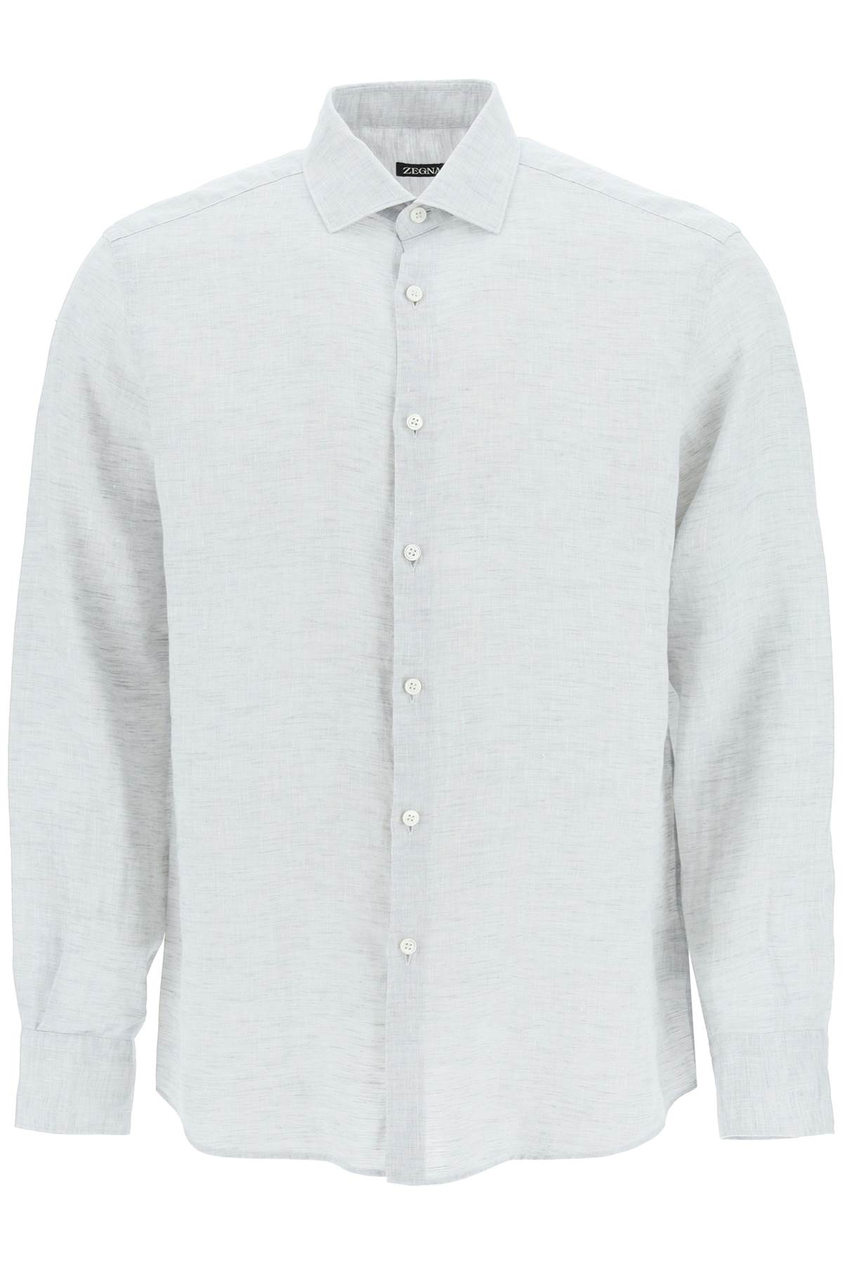 Ermenegildo Zegna Long Sleeved Linen Shirt