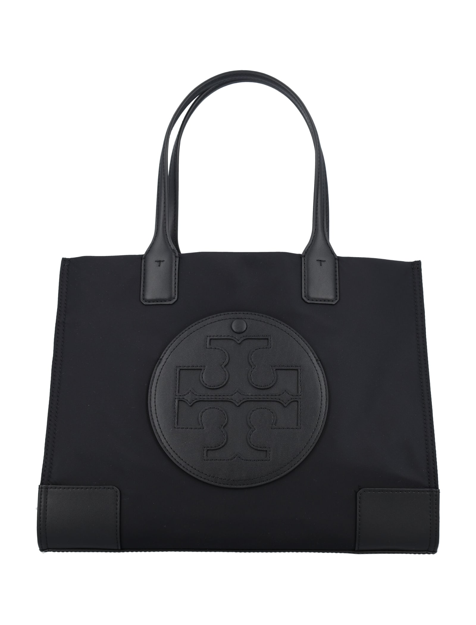 Shop Tory Burch Ella Small Tote Bag In Black