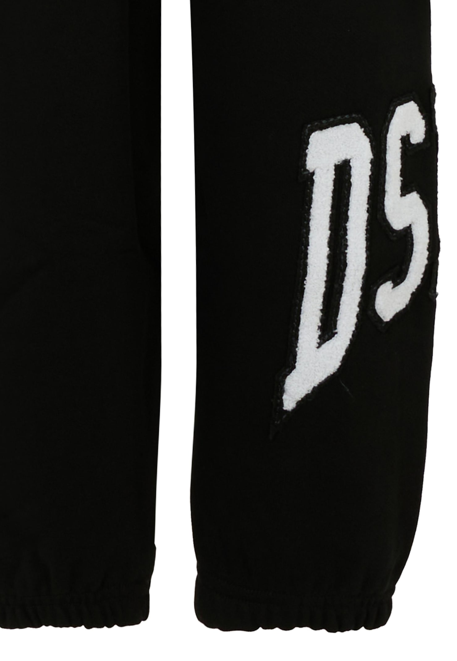 Diesel Black Trousers For Bambino With Logo In Black