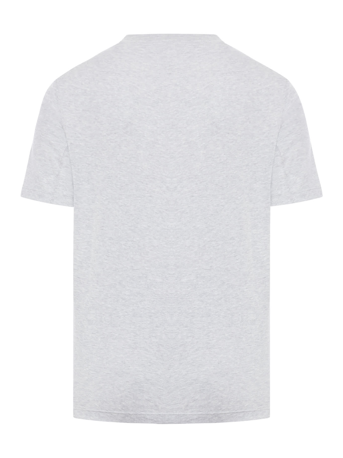 Shop Brunello Cucinelli T-shirt In Off White Grey