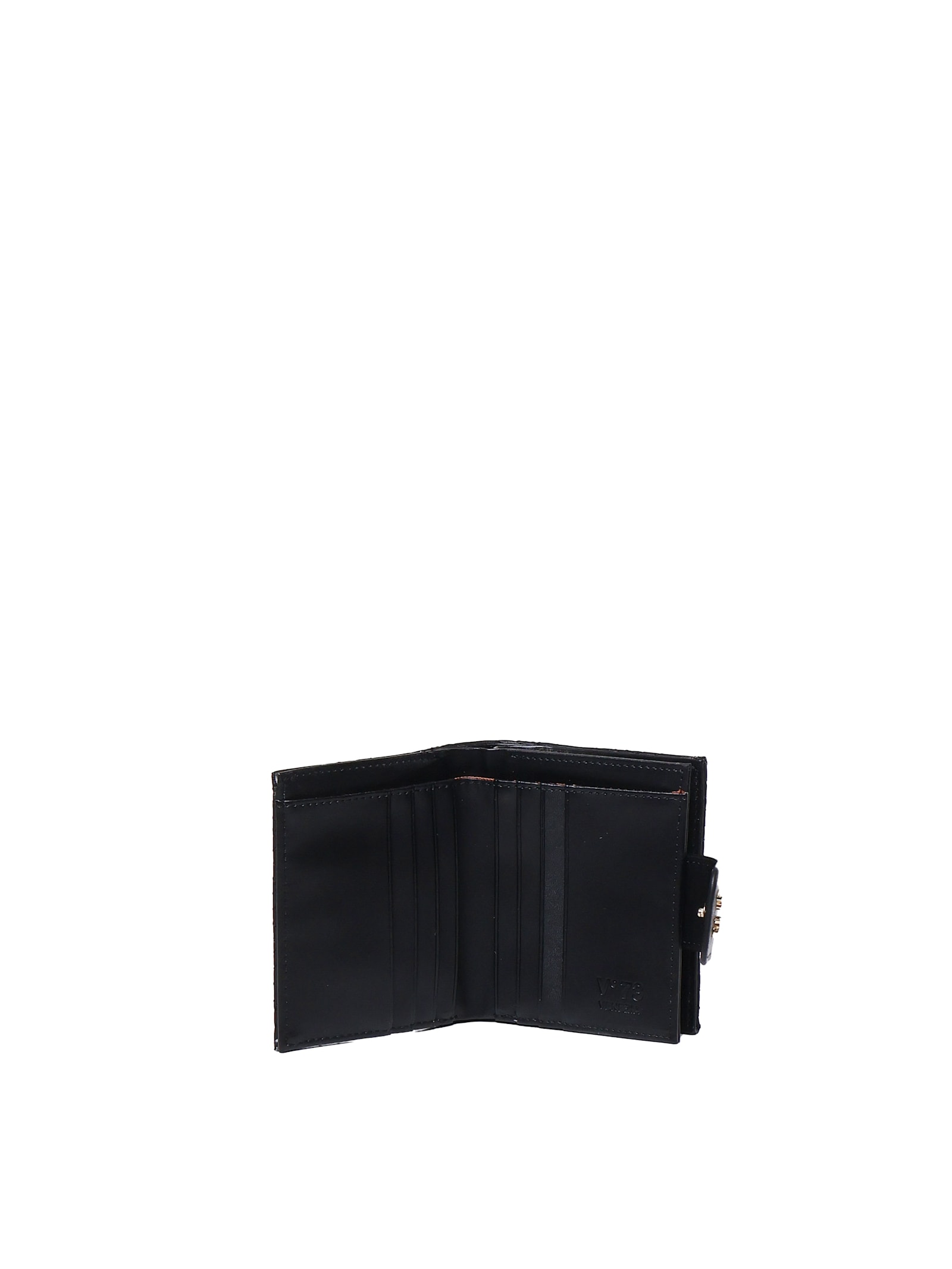 Shop V73 Margaret Wallet In Ecoleather In Black