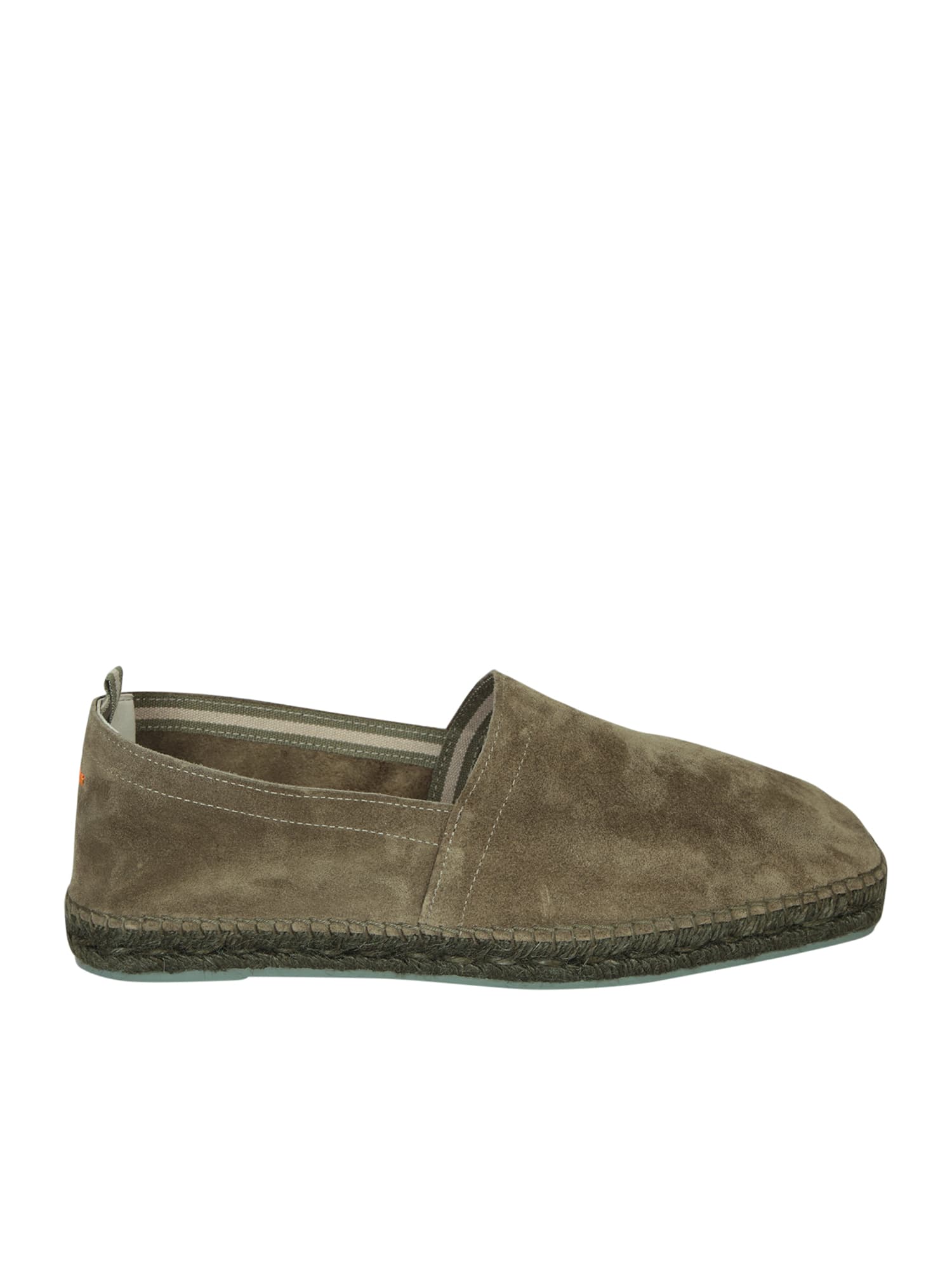 Castañer Pablo Suede Military Green Espadrilles