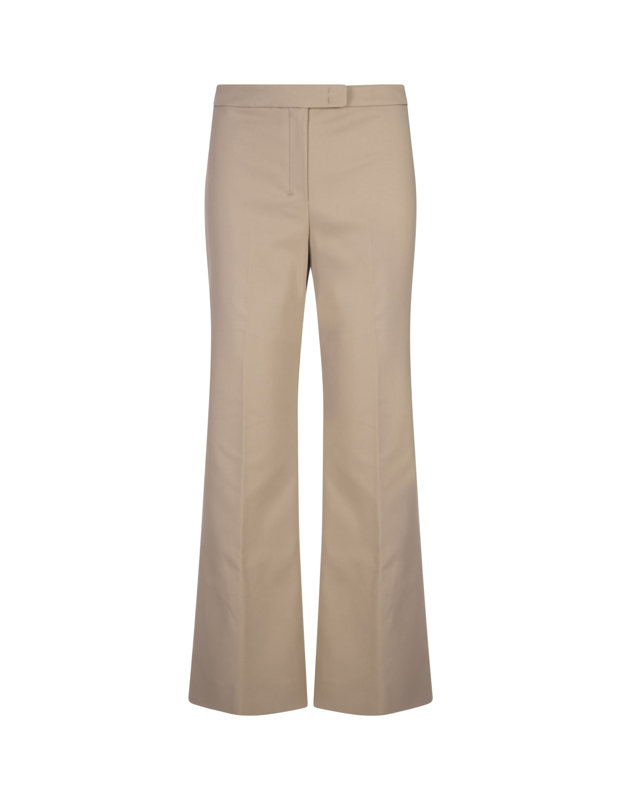 Shop 's Max Mara Beige Conico Trousers In Brown