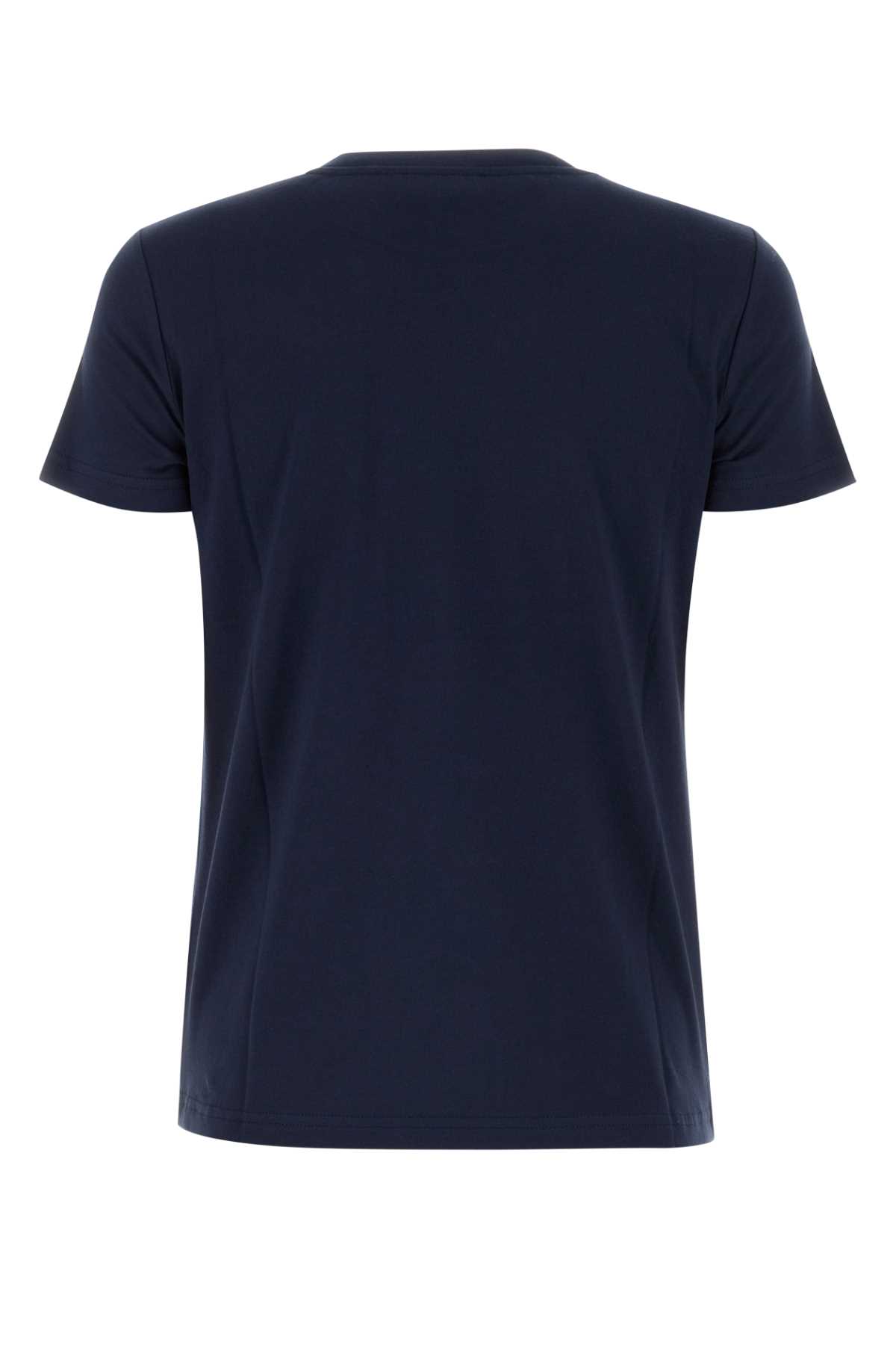 Apc Navy Blue Cotton Item T-shirt