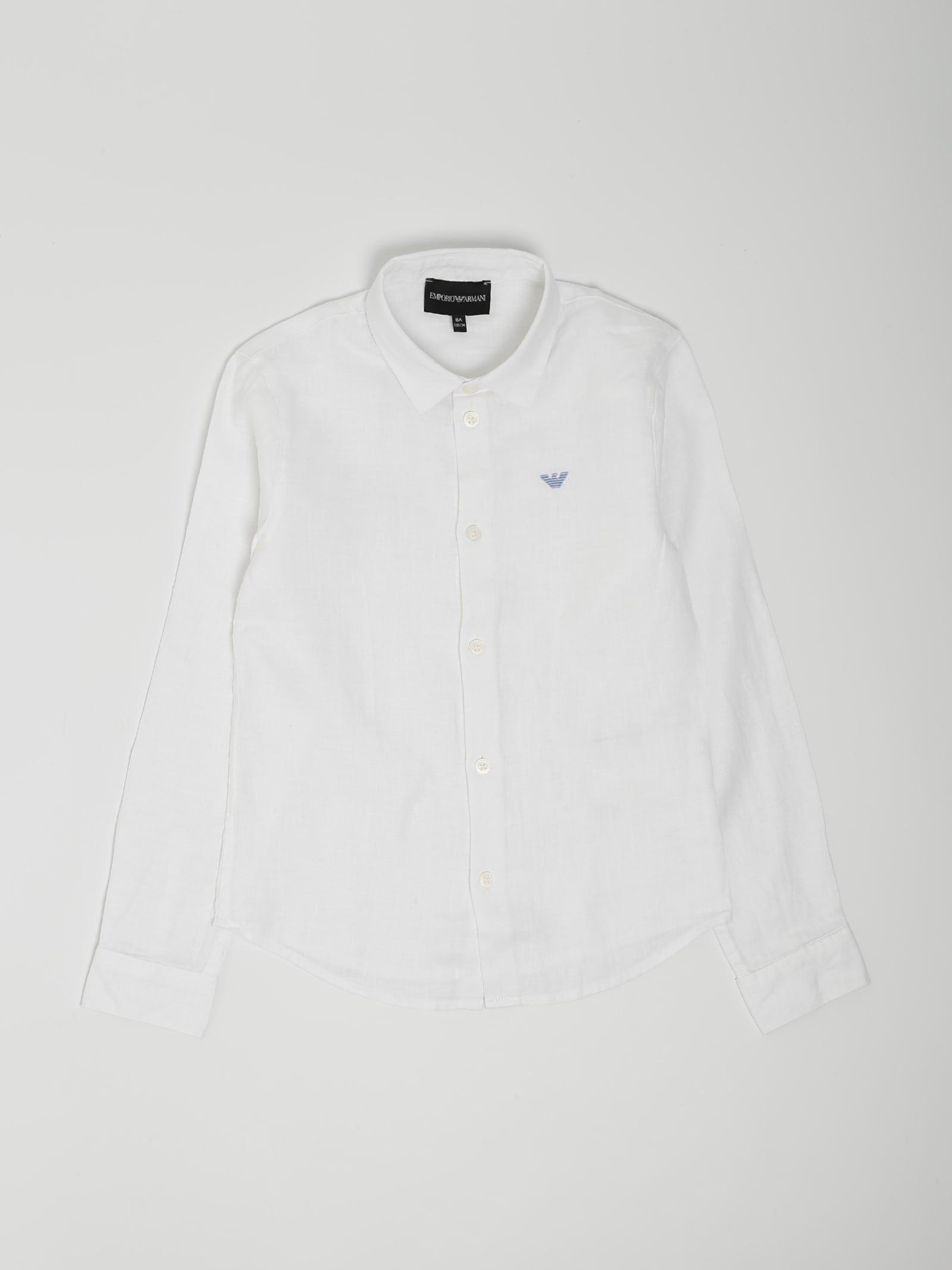 Emporio Armani Kids' Shirt Shirt In Bianco