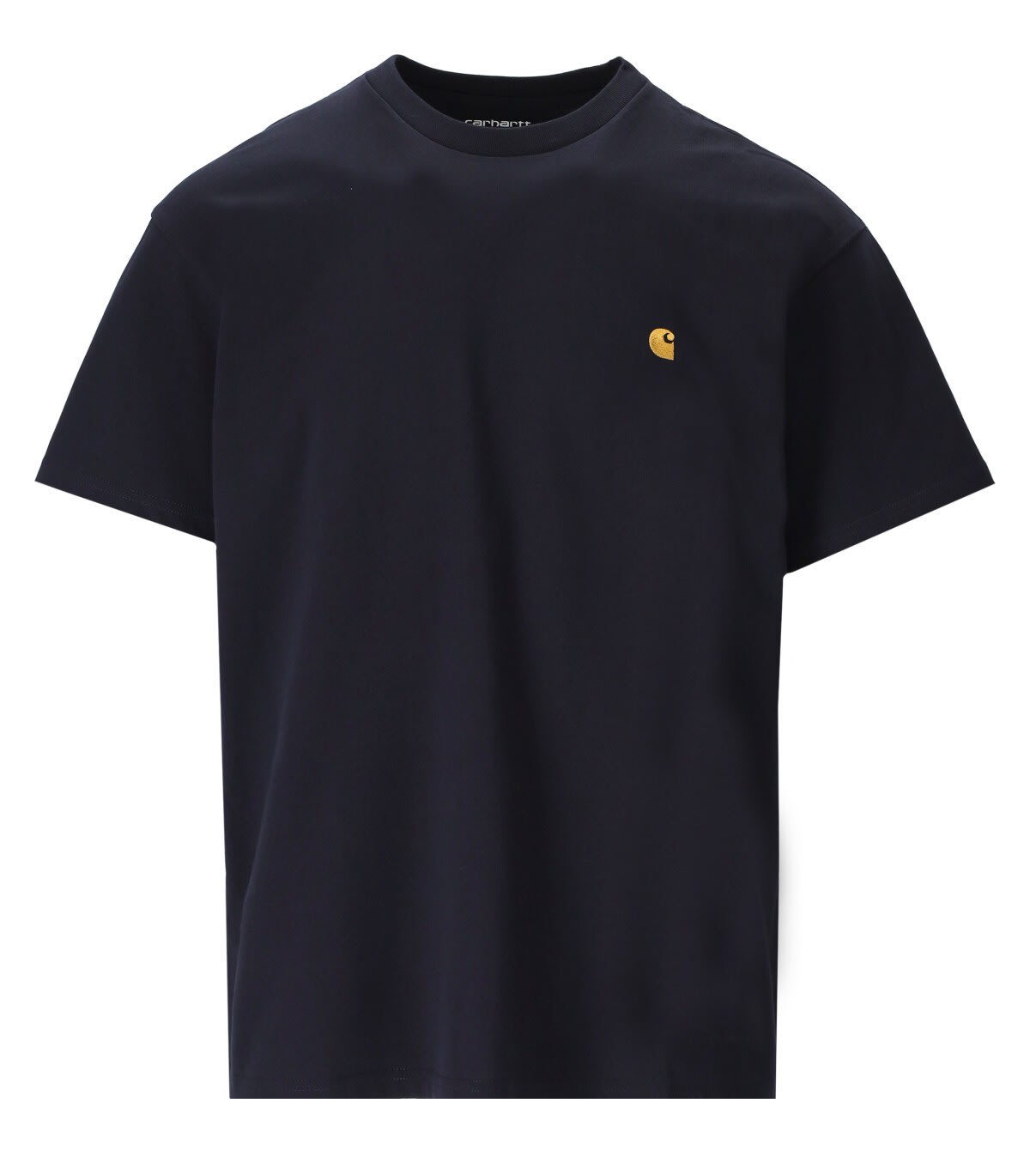 Carhartt Wip American Script Logo-embroidered Cotton T-shirt In Blue