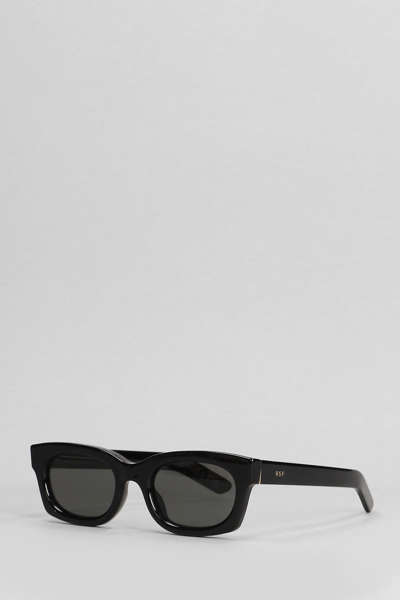 RETROSUPERFUTURE SUNGLASSES IN BLACK ACETATE