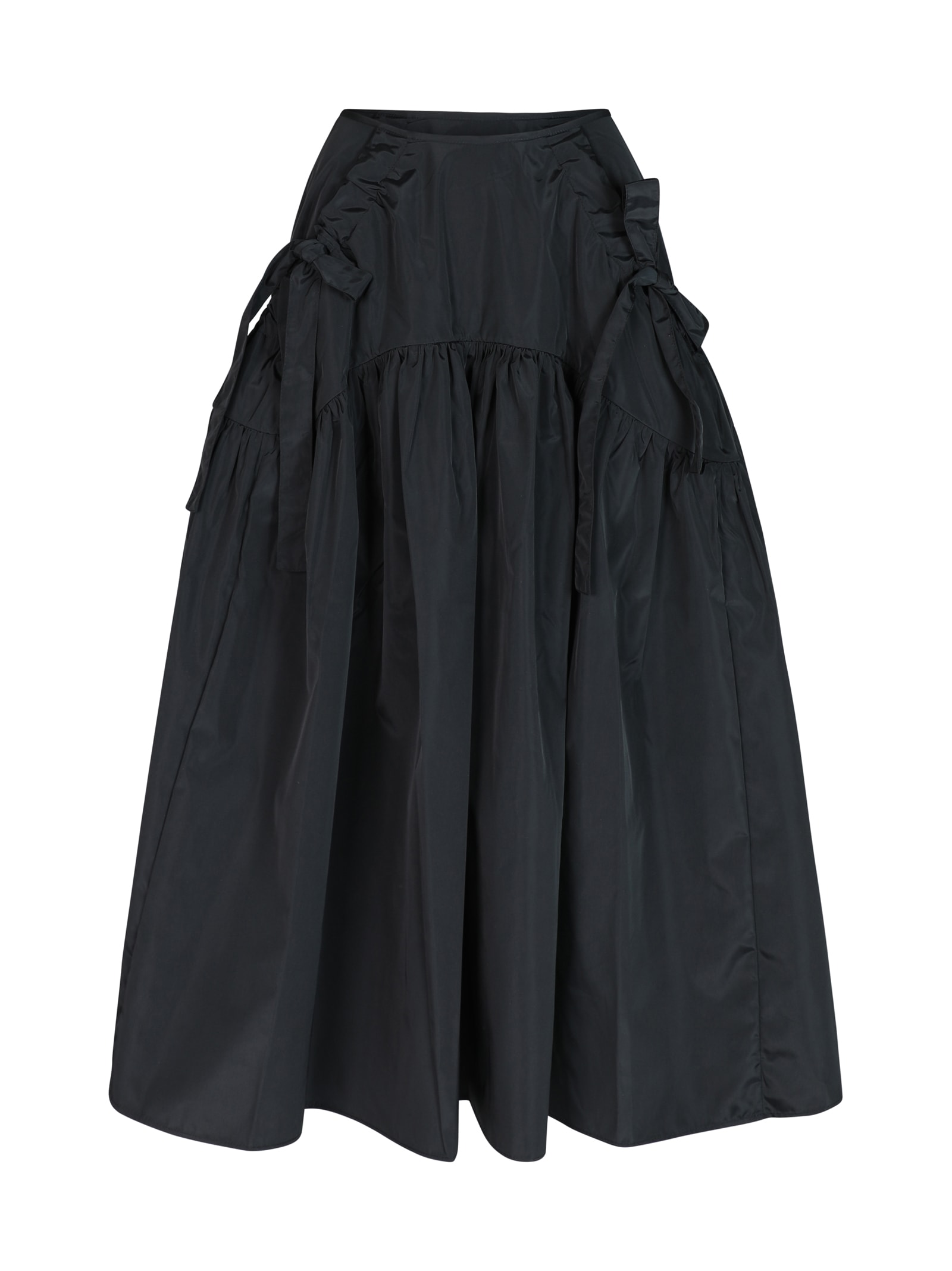 Cecilie Bahnsen Just Ice Panelled Skirt With Gathered Pockets