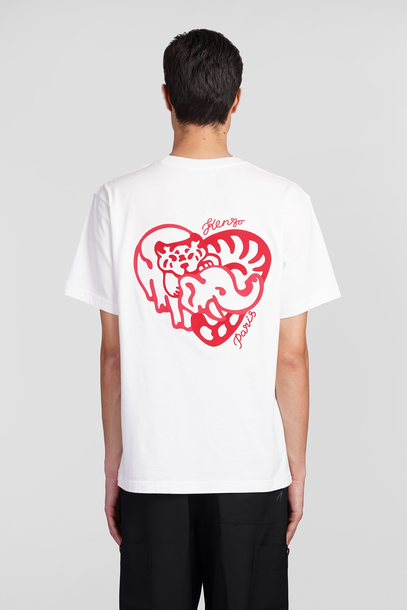 Shop Kenzo T-shirt In White Cotton