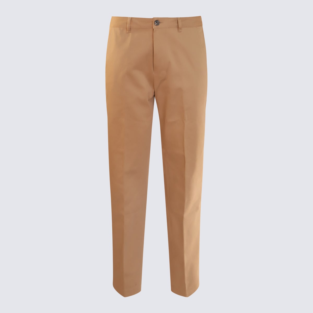 Shop Ami Alexandre Mattiussi Beige Cotton Pants