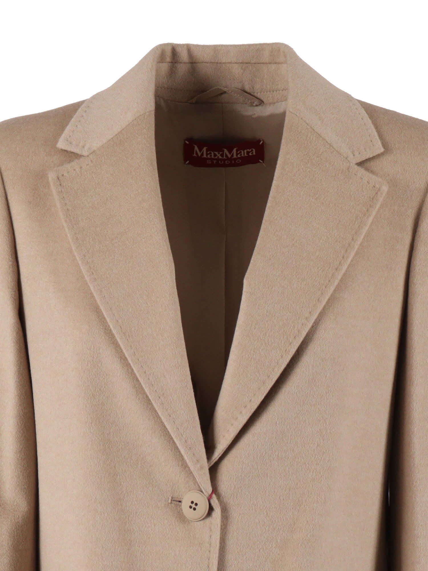 Max Mara Studio Jacket In Neutral