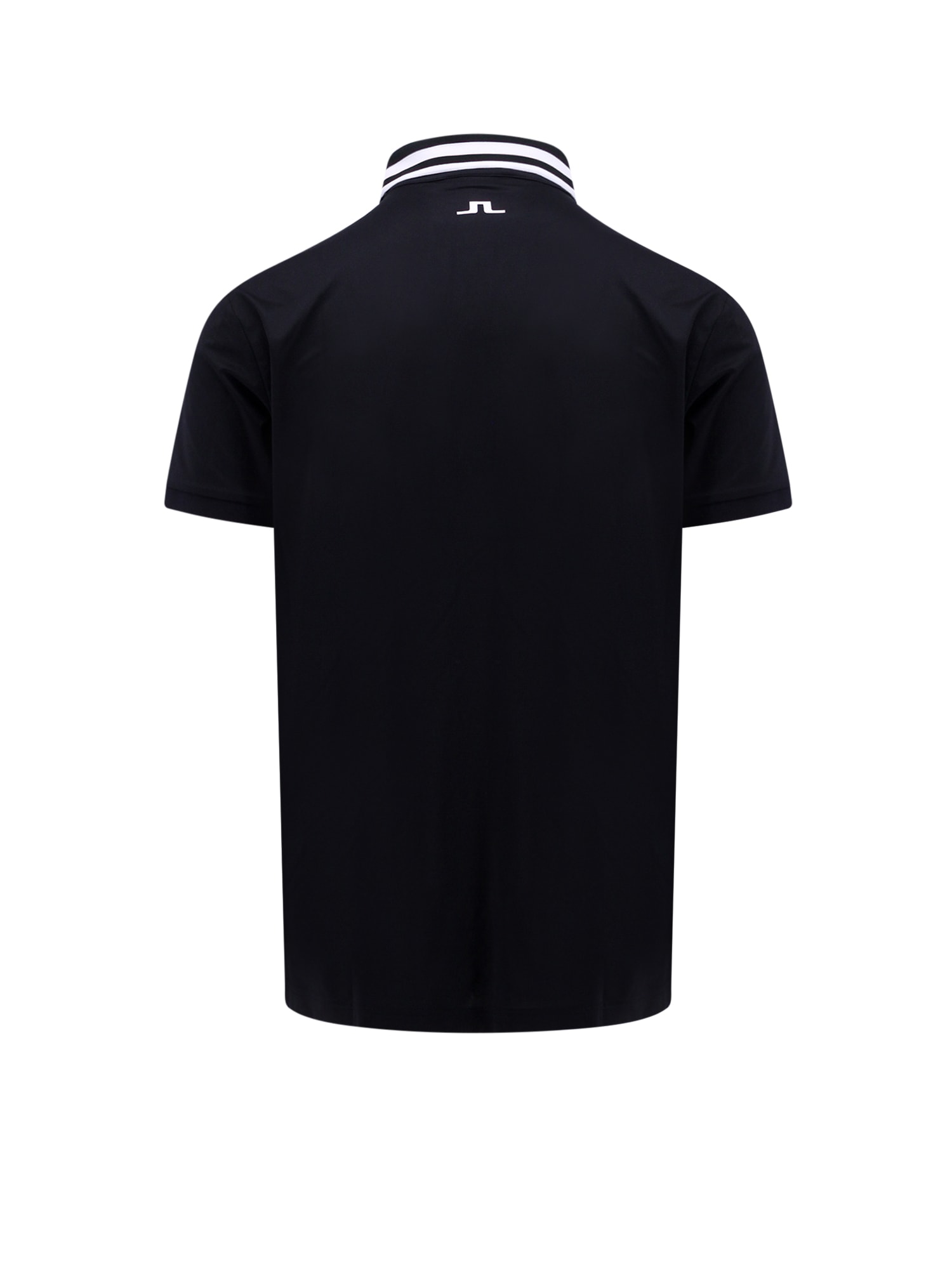 Shop J. Lindeberg Ben Polo Shirt In Black