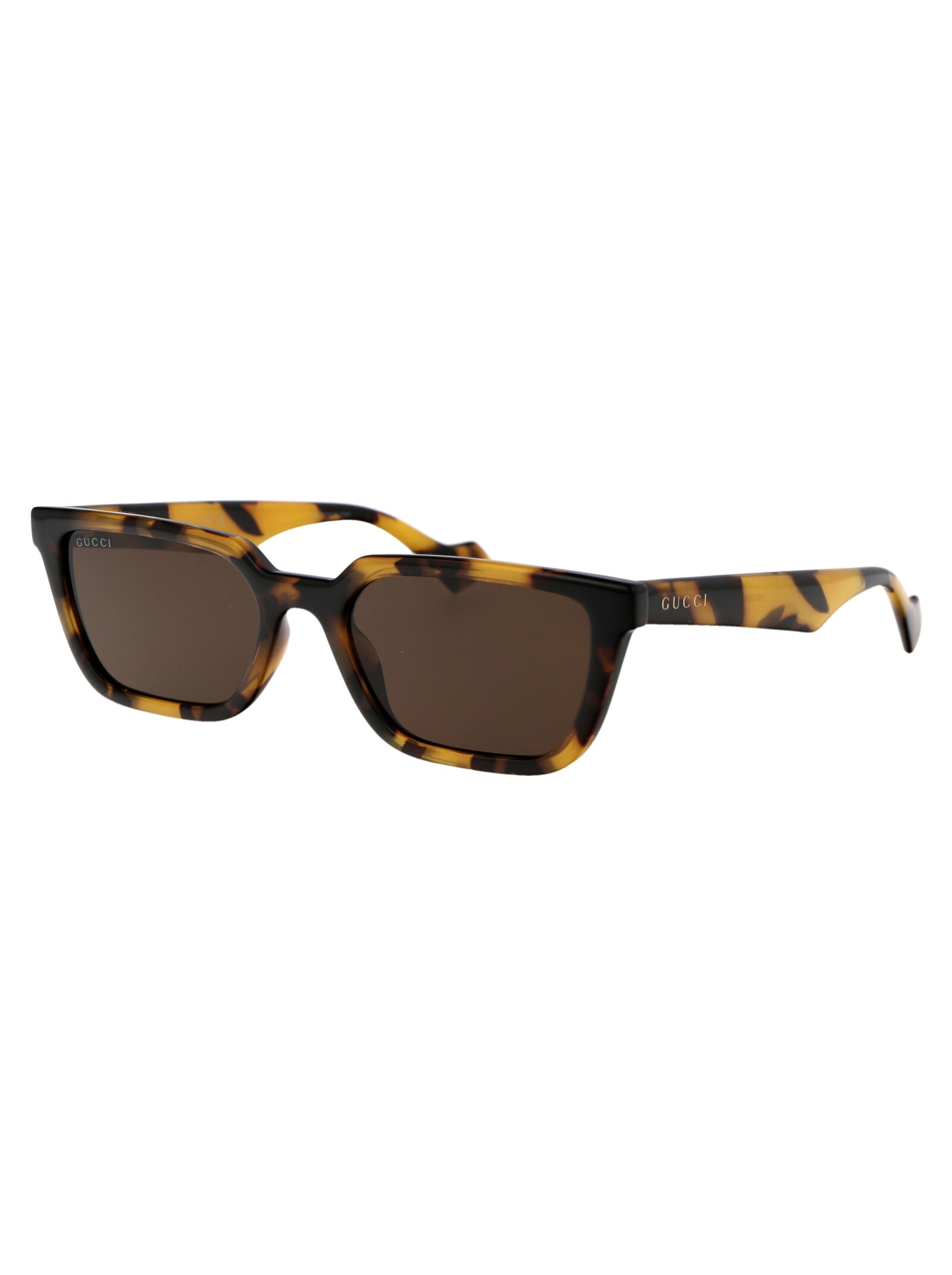 Shop Gucci Gg1539s Sunglasses In 005 Yellow Yellow Brown