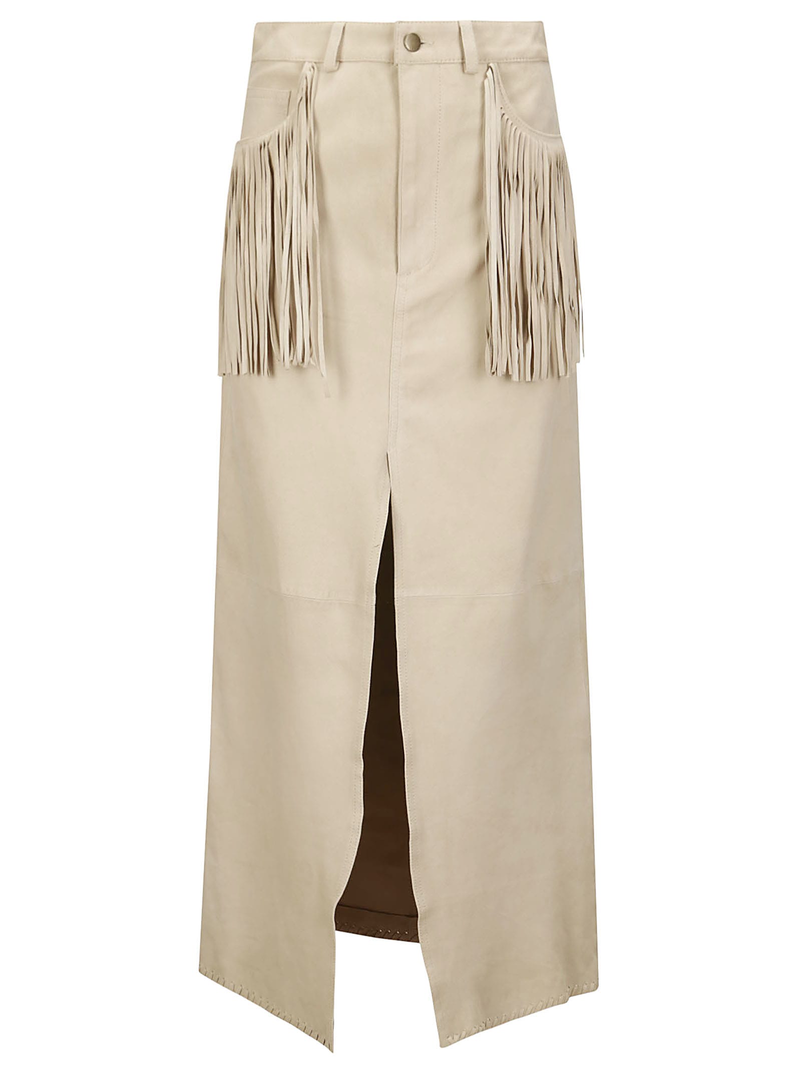 Fringed Long Skirt