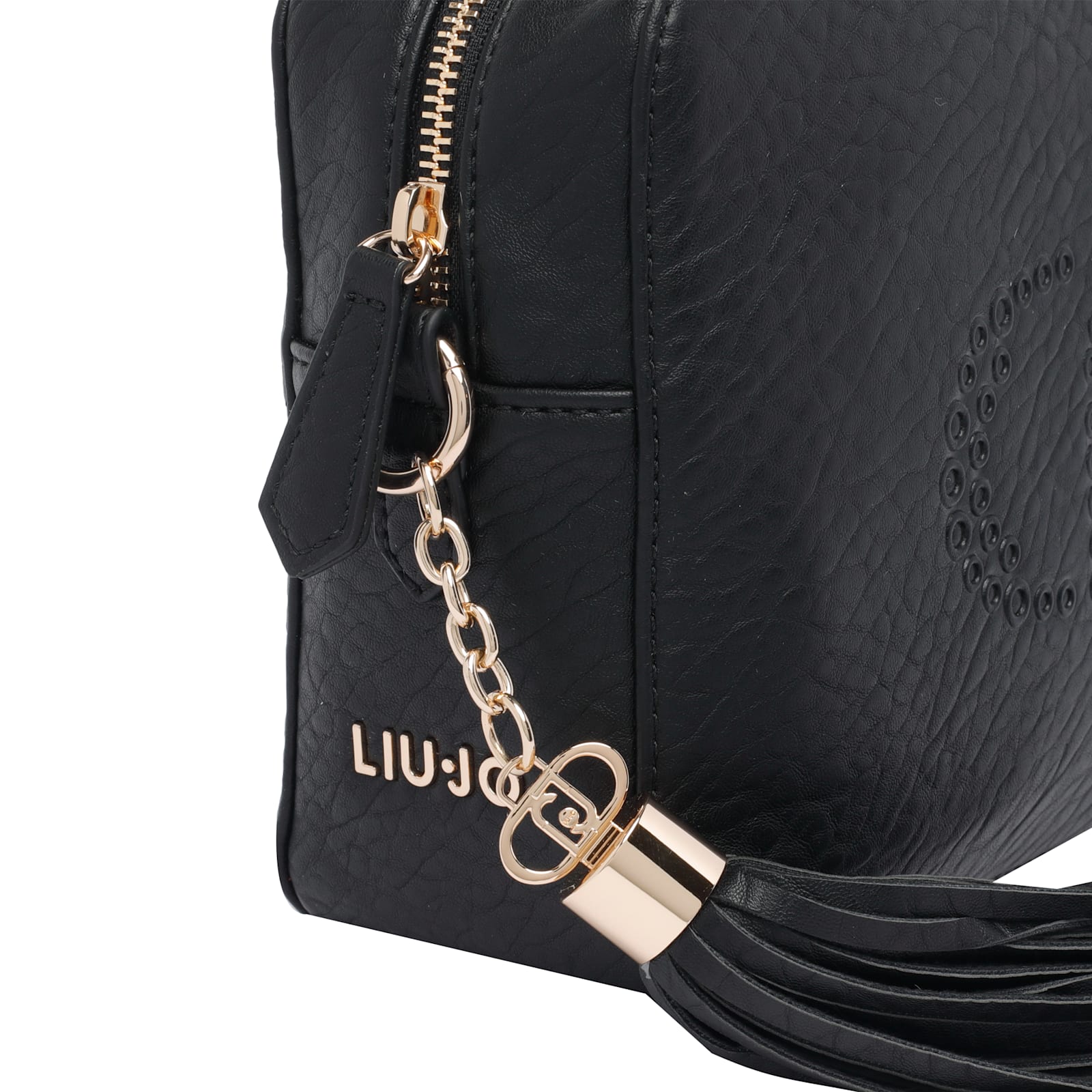 Liu •jo Versatile Crossbody Bag Chain Strap In Black