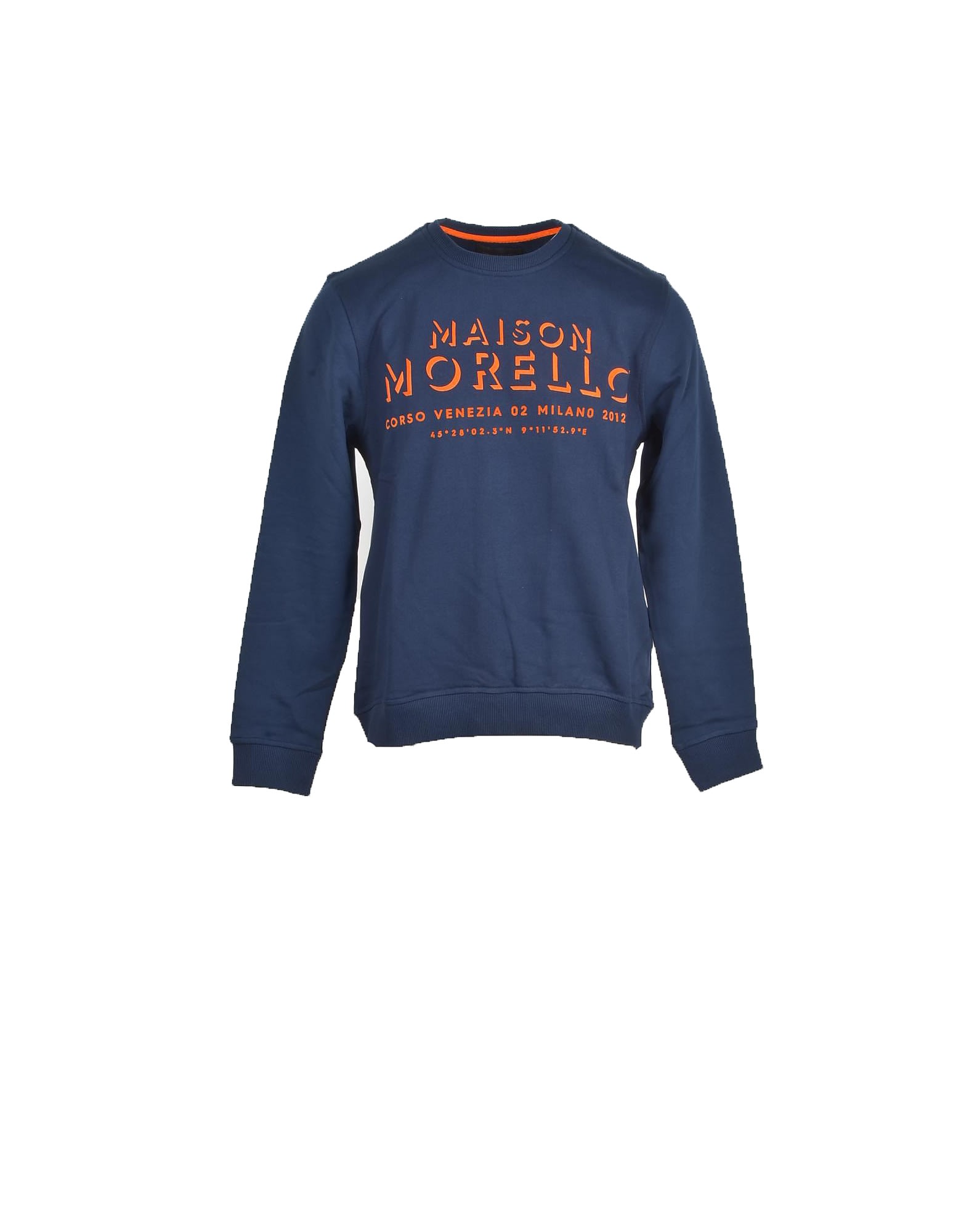 Frankie Morello Mens Blue Sweatshirt