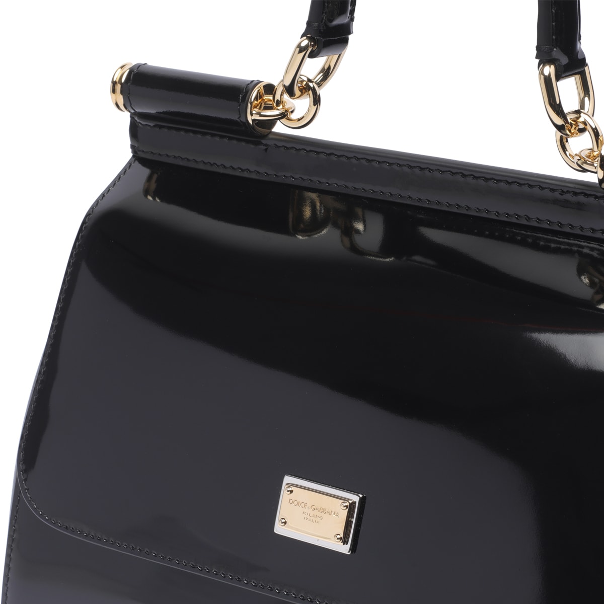 Shop Dolce & Gabbana Kim Dolce&gabbana Large Sicily Handbag In Nero