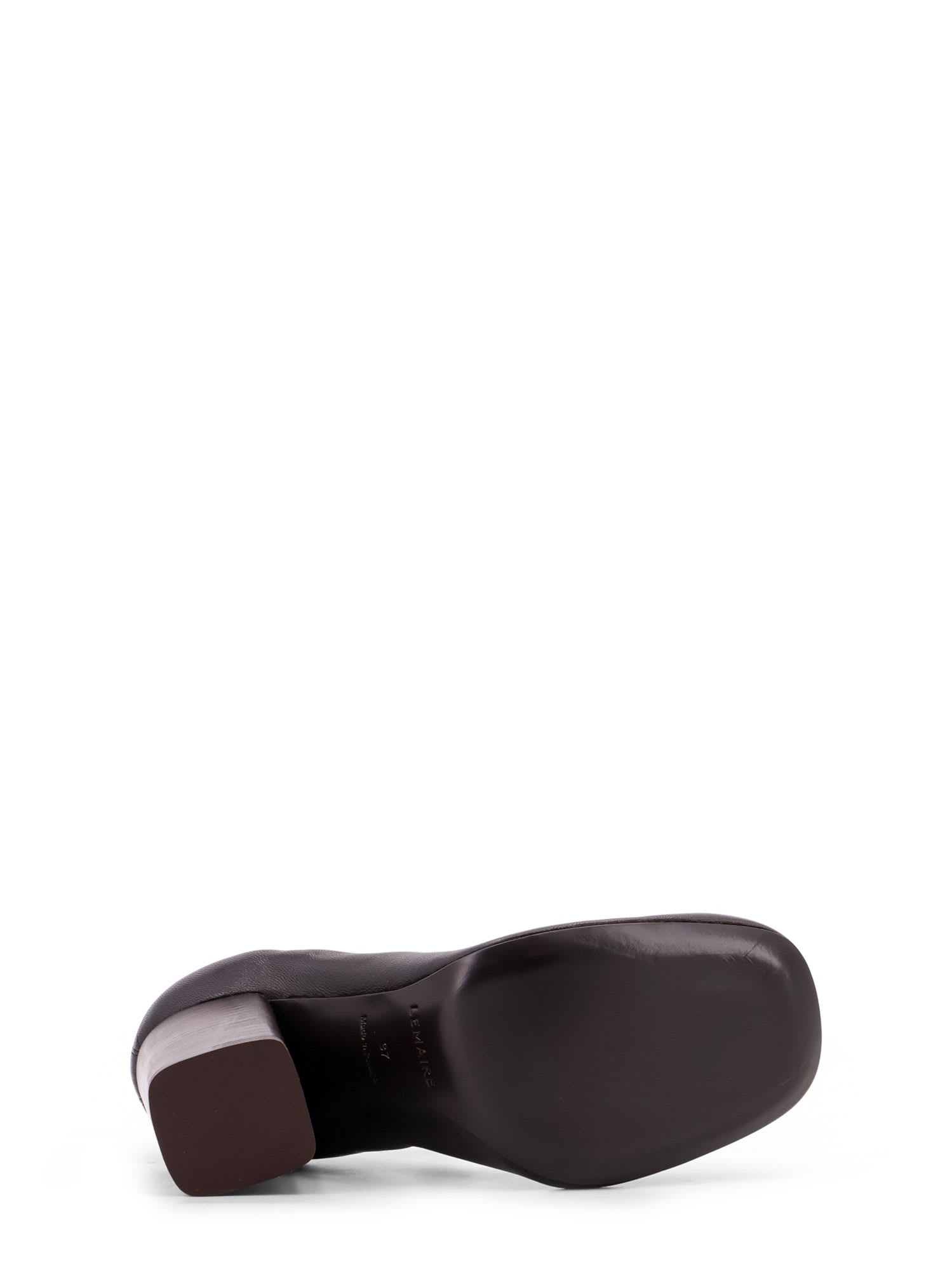 Shop Lemaire Ballerinas In Brown