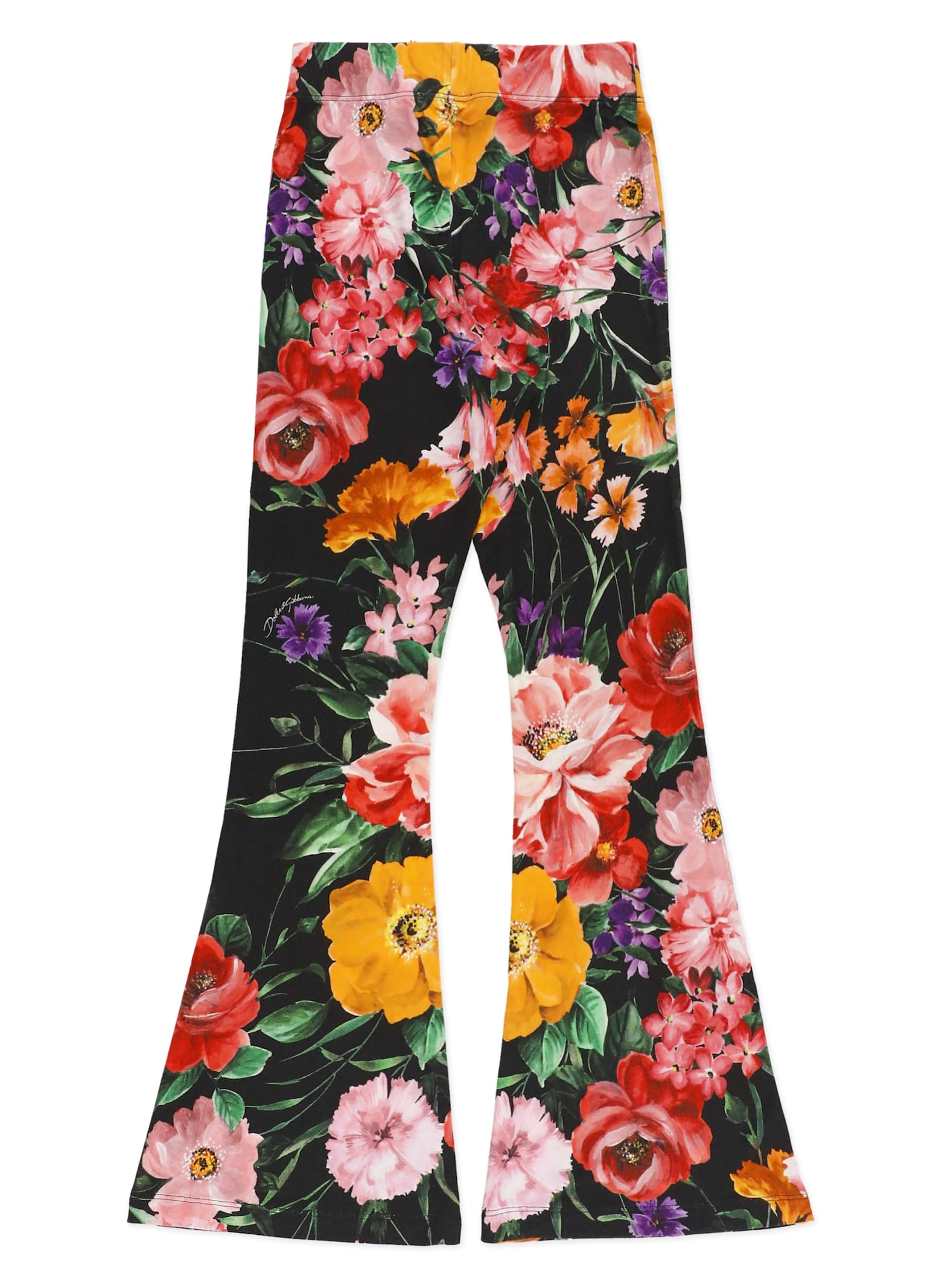 Shop Dolce & Gabbana Viscose Pants In Black