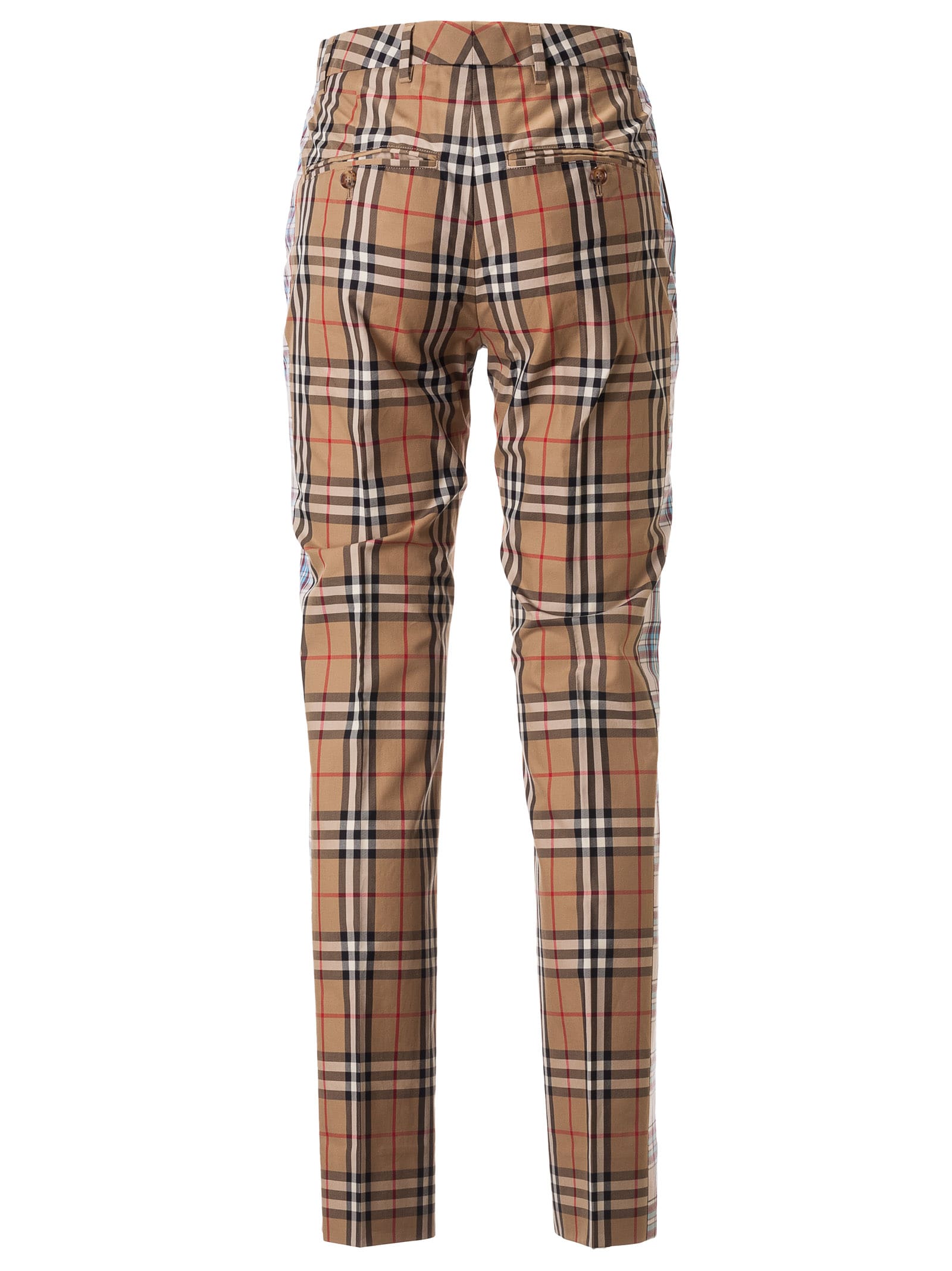 Burberry Checked Print Trousers 