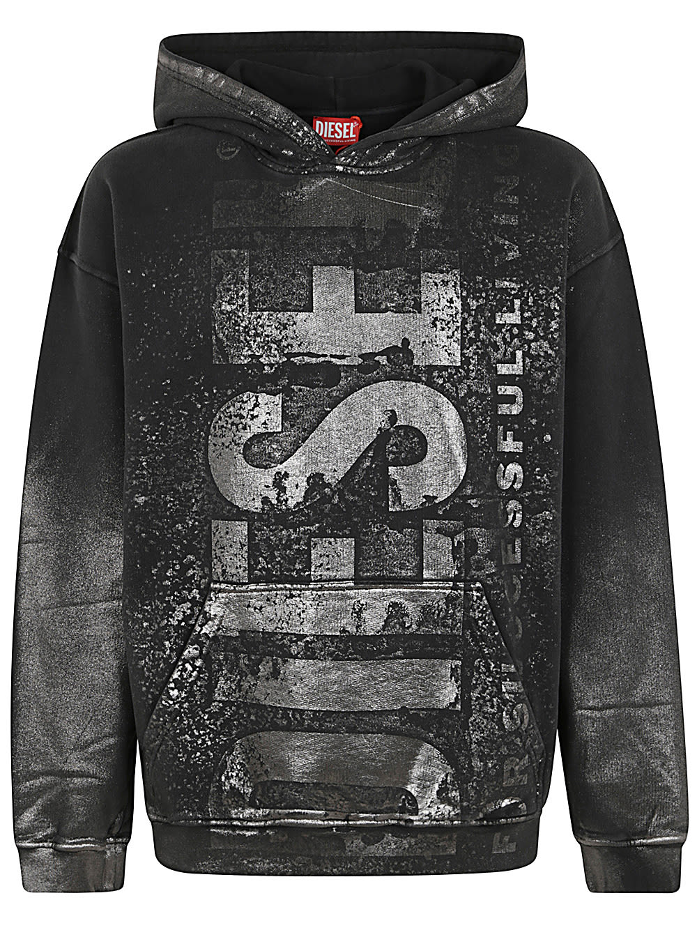 Shop Diesel Boxt Hoodies In Black