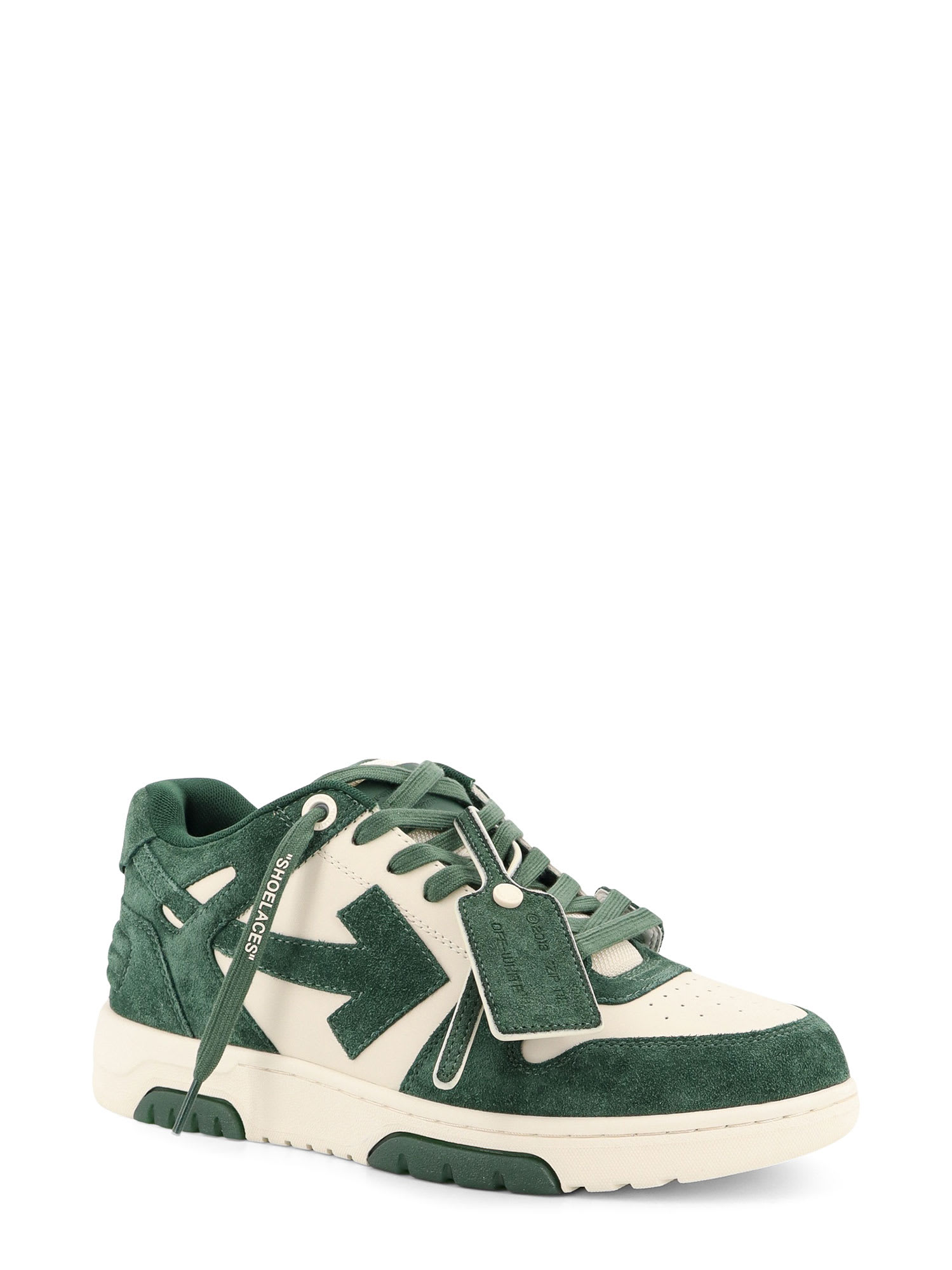 Off-white Green Out Of Office Sneakers In Jet Green
