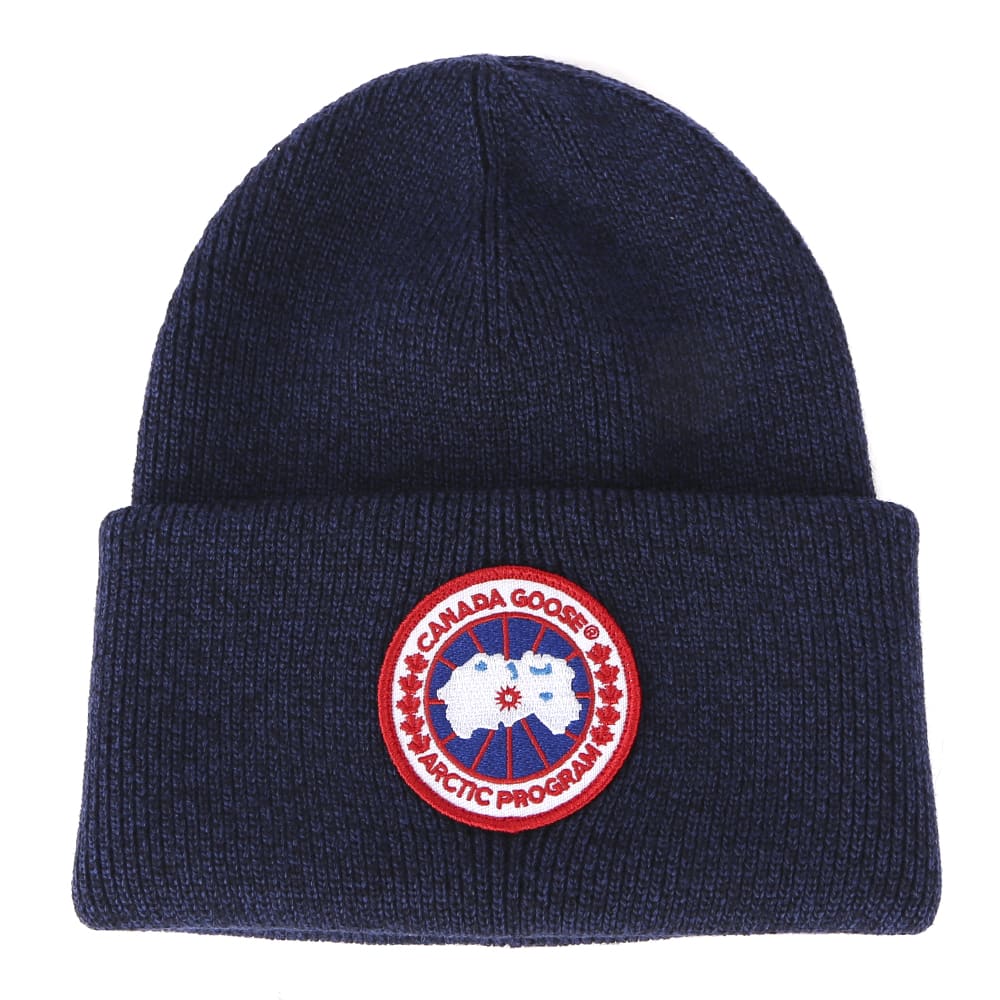 Canada Goose WOOL HAT WITH ARTIC PROGRAM EMBLEM AND LOGO