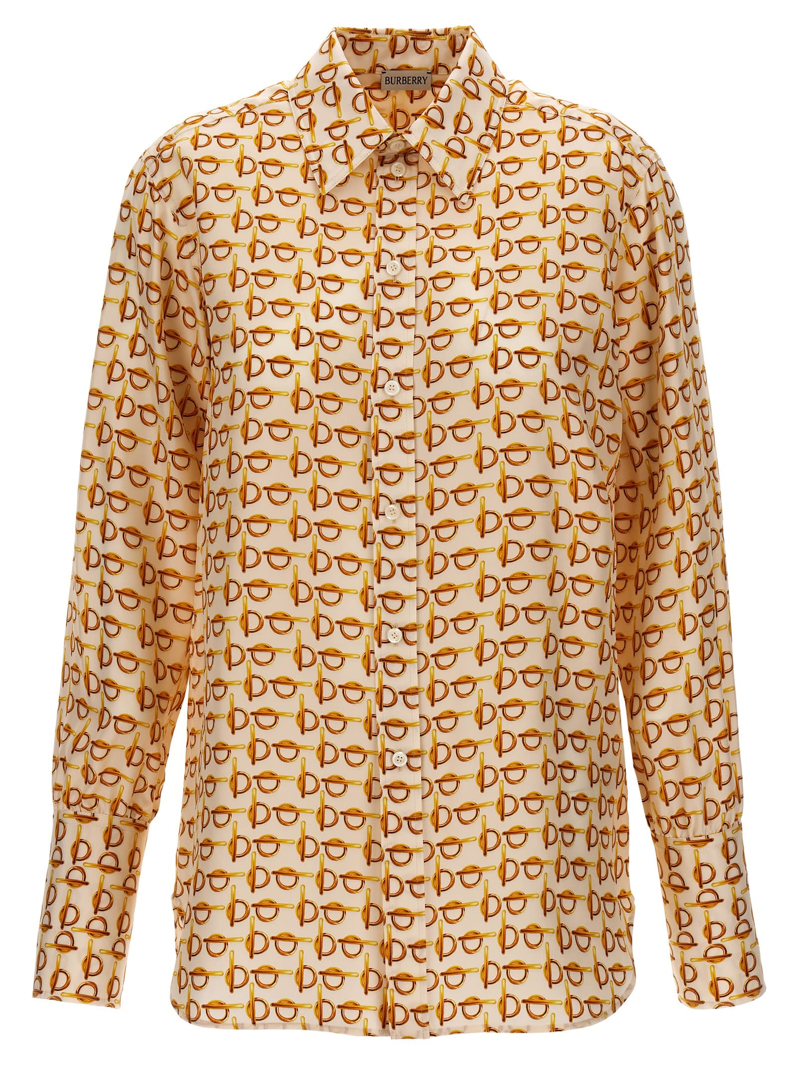 Shop Burberry B Shirt In Multicolor
