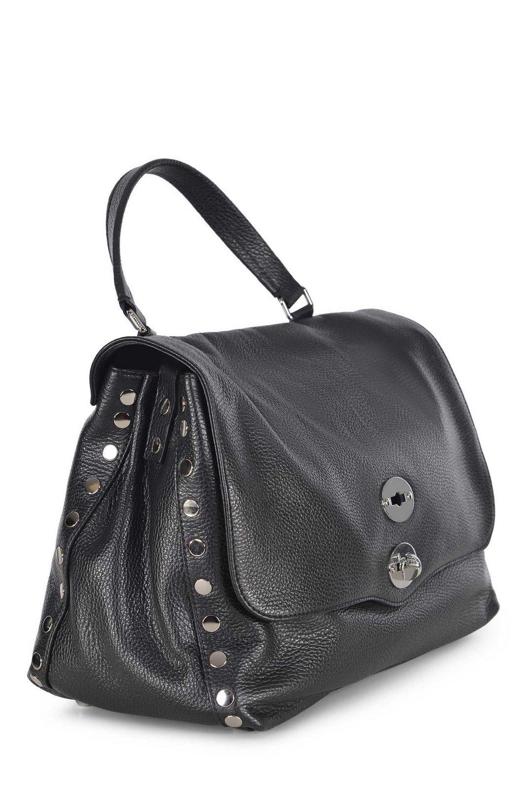 Zanellato Stud-embellished Tote Bag In Nero