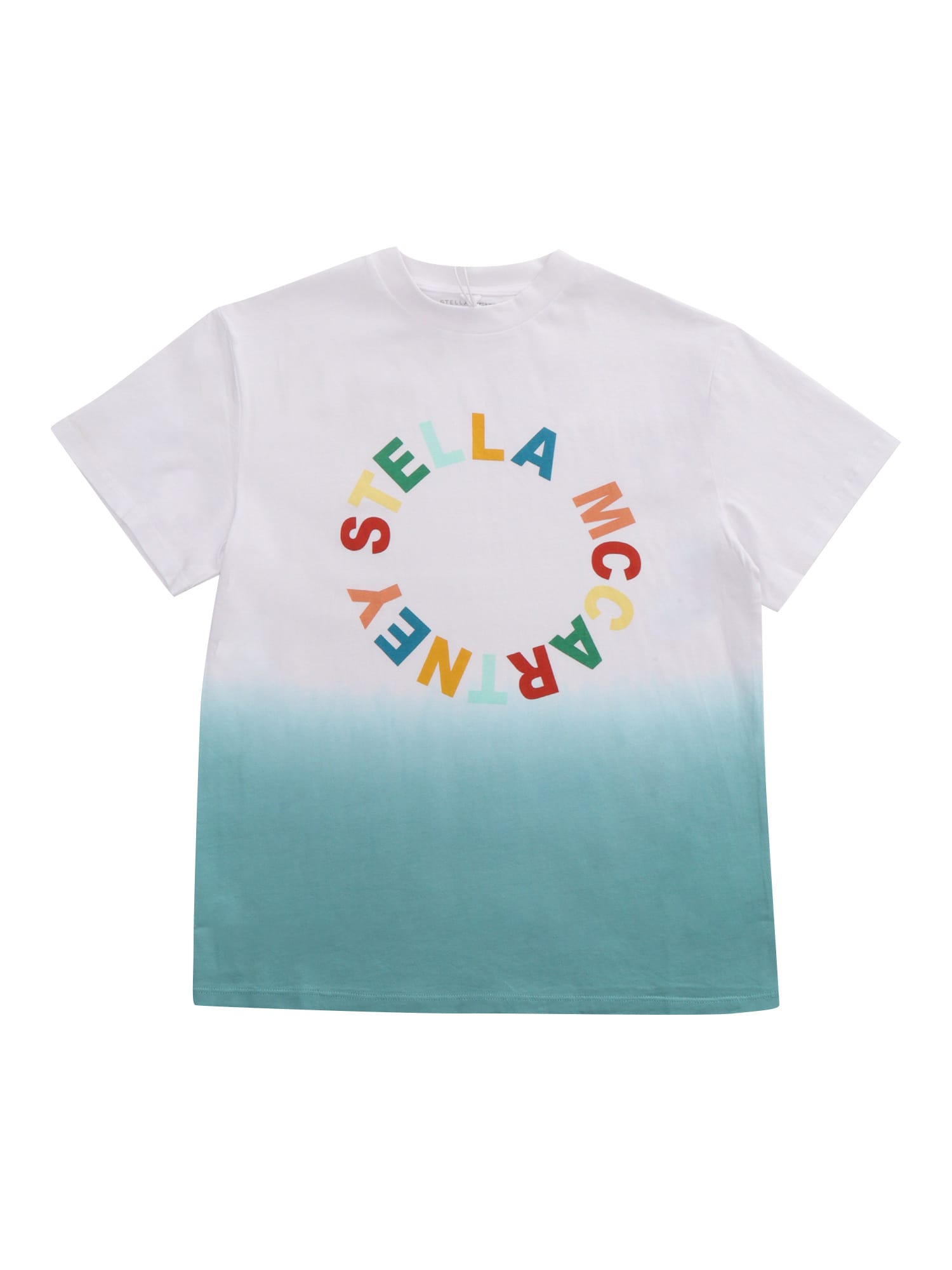 Shop Stella Mccartney T-shirt Bicolor In Multicolor