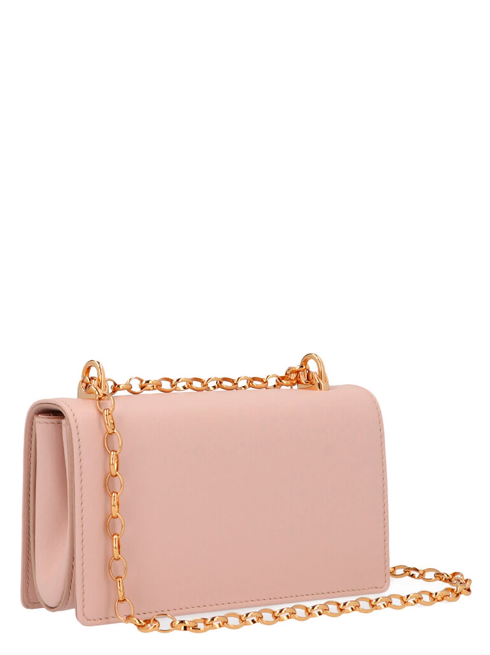 Shop Dolce & Gabbana Dg Girl Mini Crossbody Bag In Pink