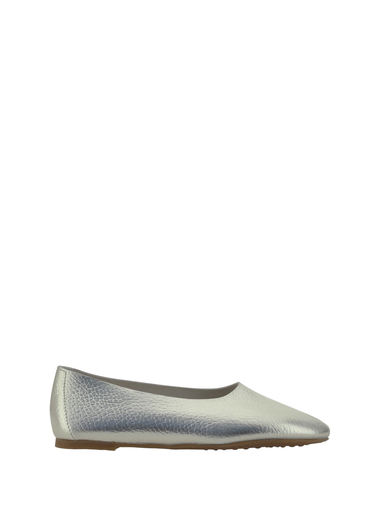 Shop Pedro Garcia Almudena Ballerinas In Sterling