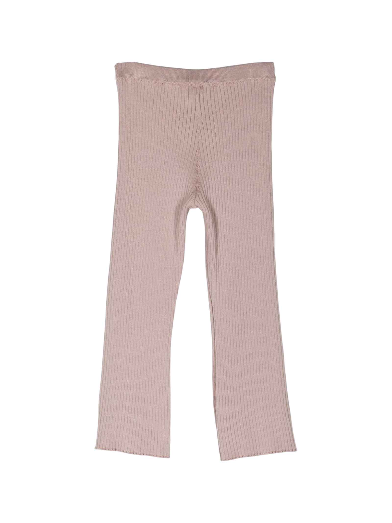 Shop Brunello Cucinelli Pink Trousers Girl In Rosa