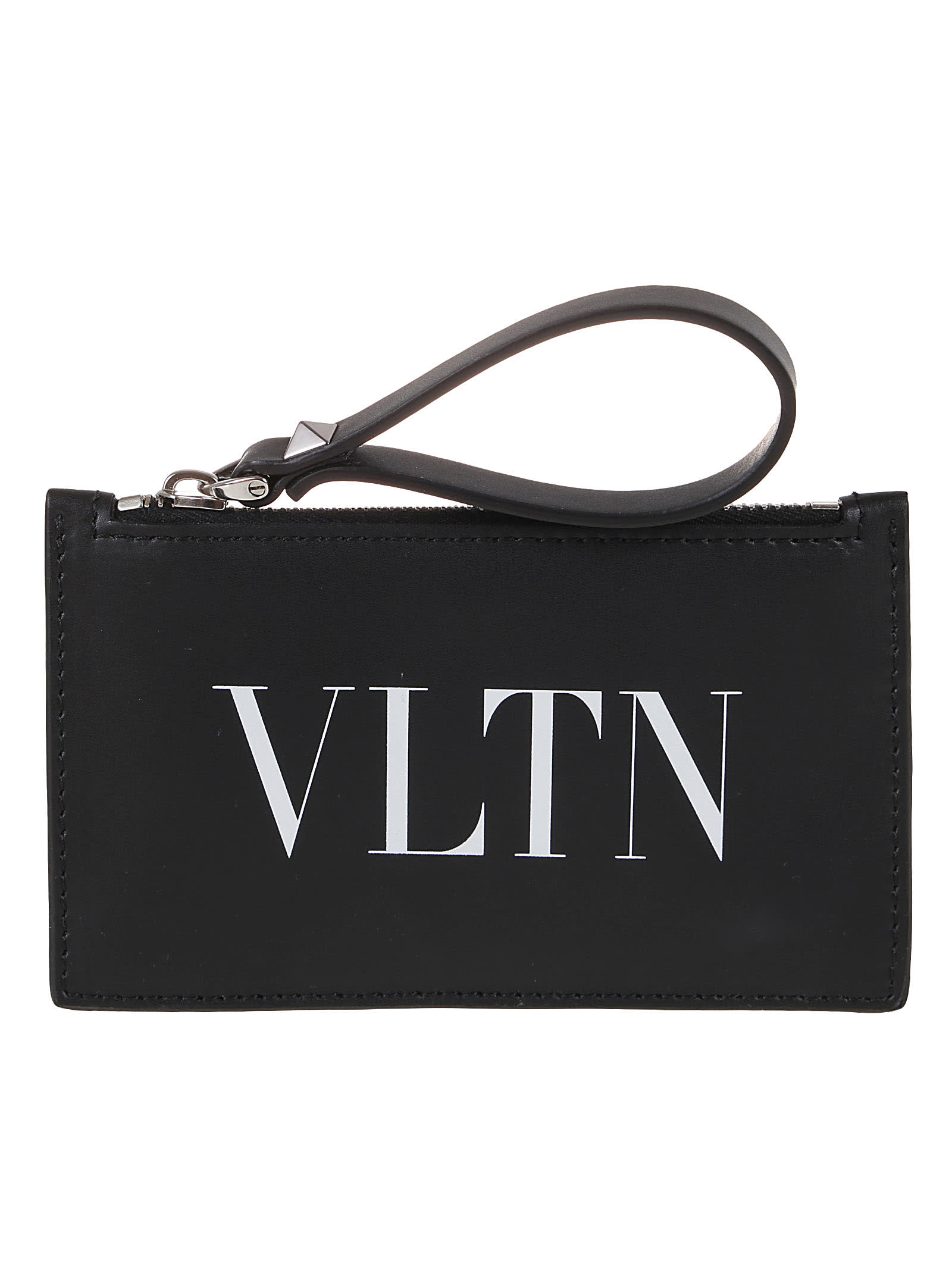 Shop Valentino Card Holder Vltn In Ni Nero Bianco